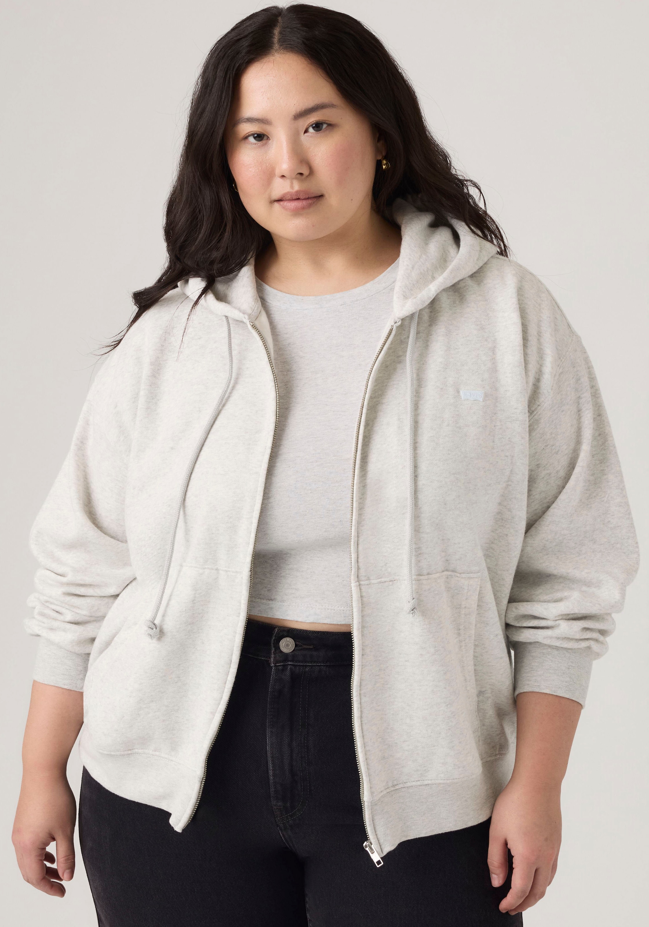 Levi's® Plus Veste sweat »PL EVERYDAY FULL ZIP HOODIE SWEATSHIRT« Sweat-shirt doux brossé à l'intérieur