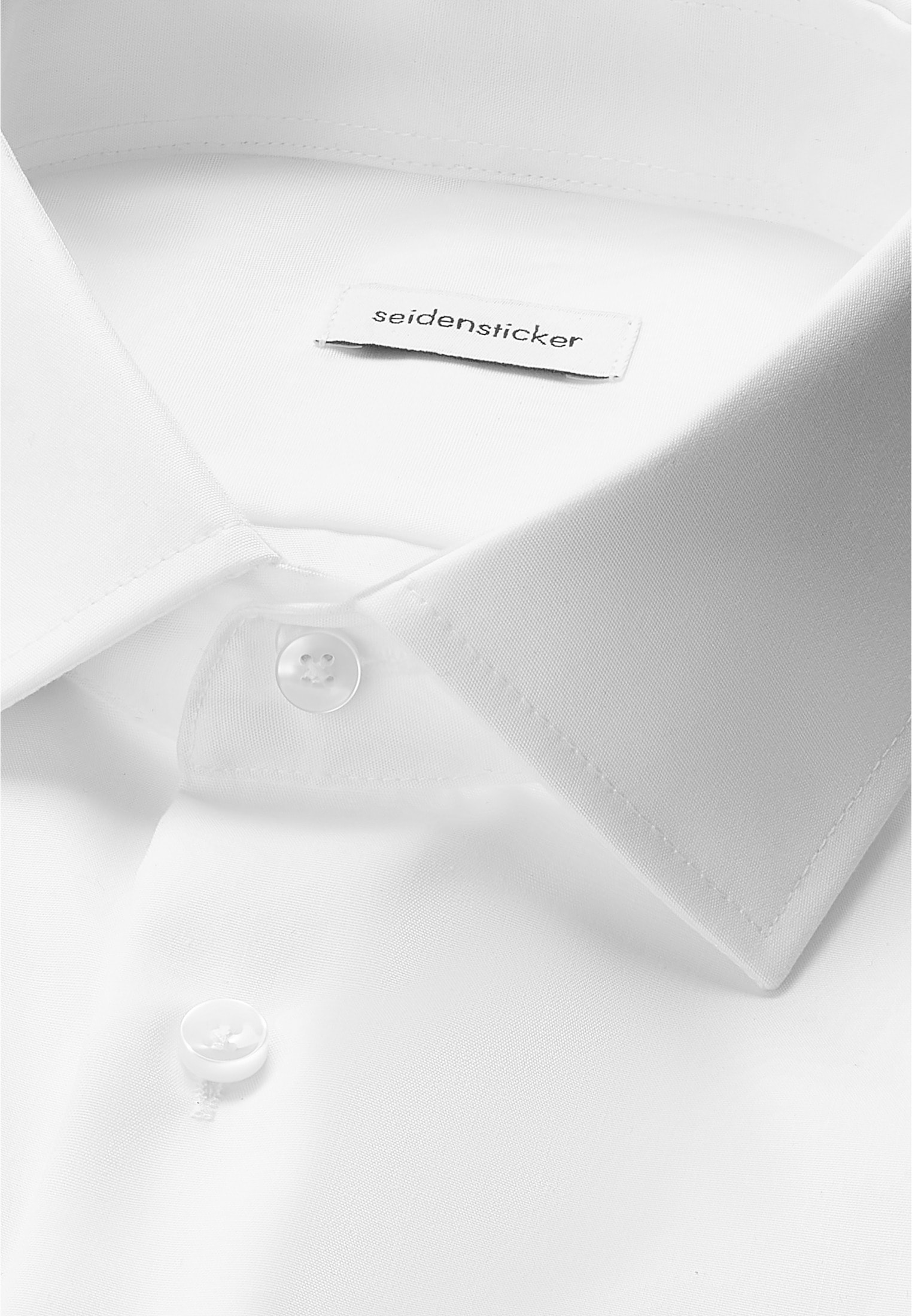 seidensticker Chemise d'affaires »Schwarze Rose« Comfort 1/2 Kentkragen Uni