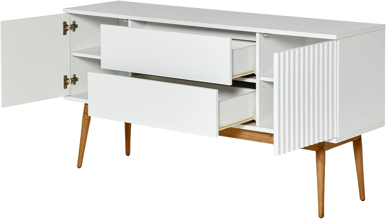 Jahnke Buffet »GRACE SB 150« Buffet bas, 2 portes & 2 tiroirs, design scandinave, largeur : 150 cm