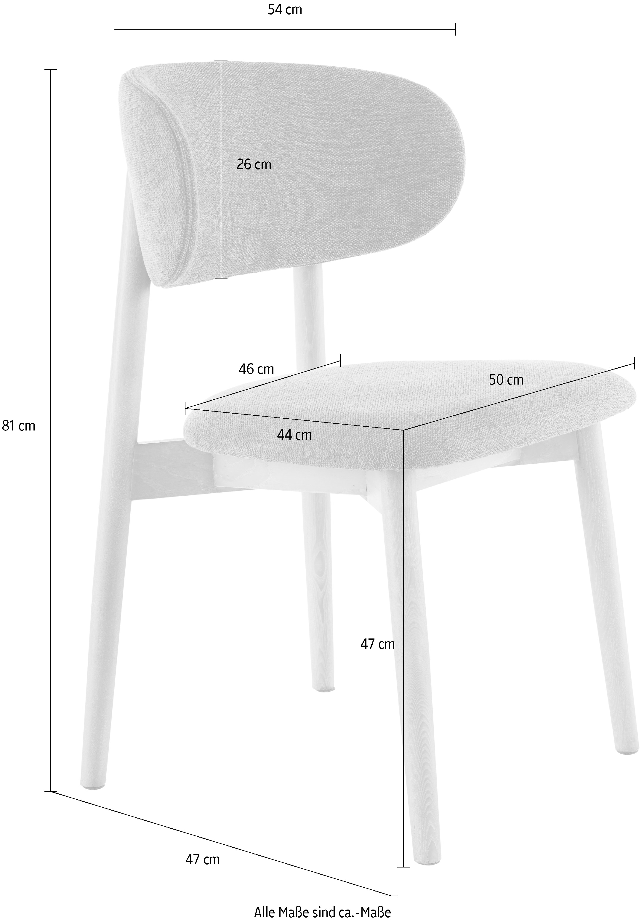 homsy by Ana Johnson 4-Fussstuhl »Elmys« (Set) 2 Stk.