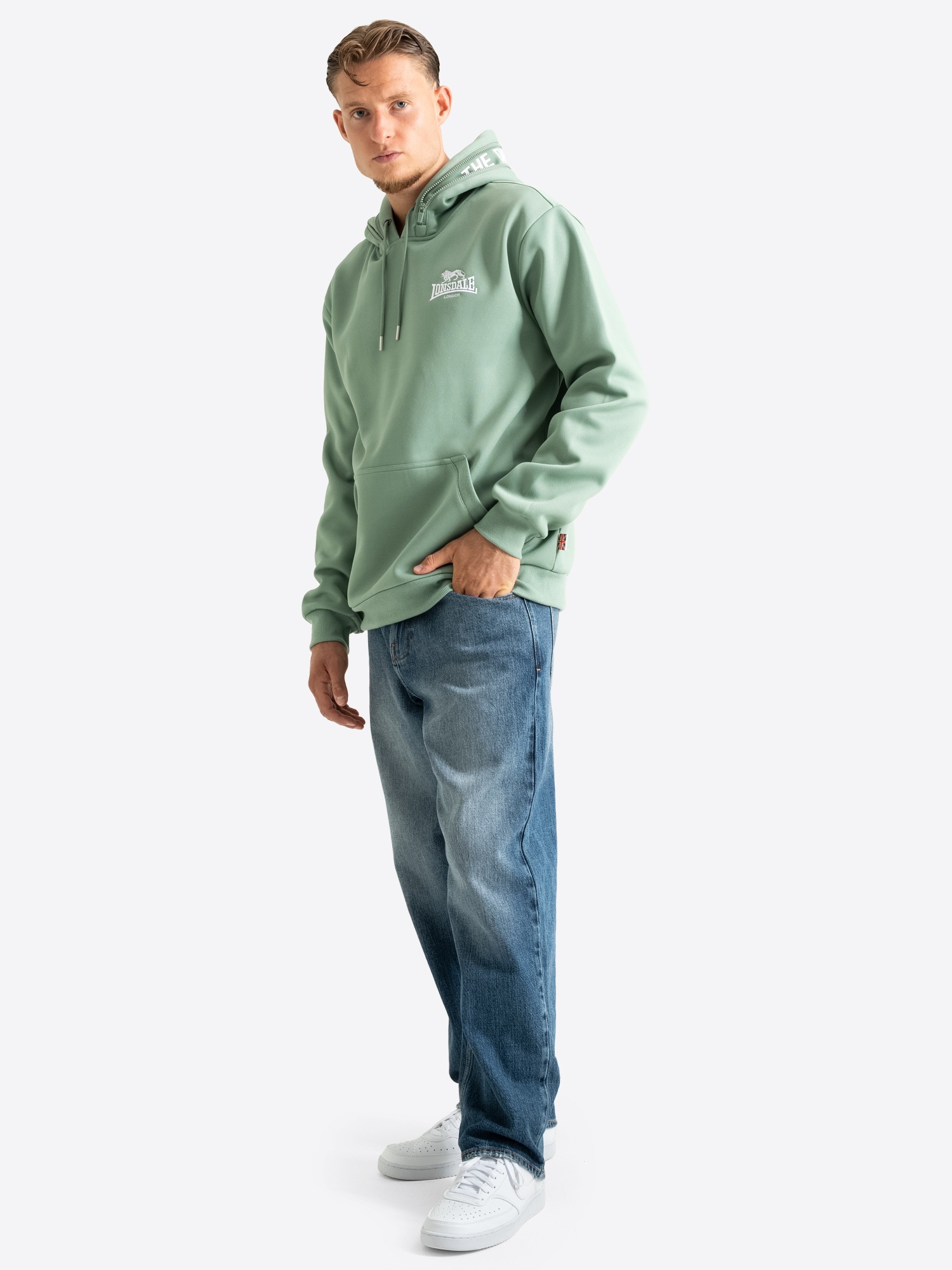 Lonsdale Kapuzensweatshirt »BRODLOVE«, mit Kapuze, Langarm-Design, normale Passform
