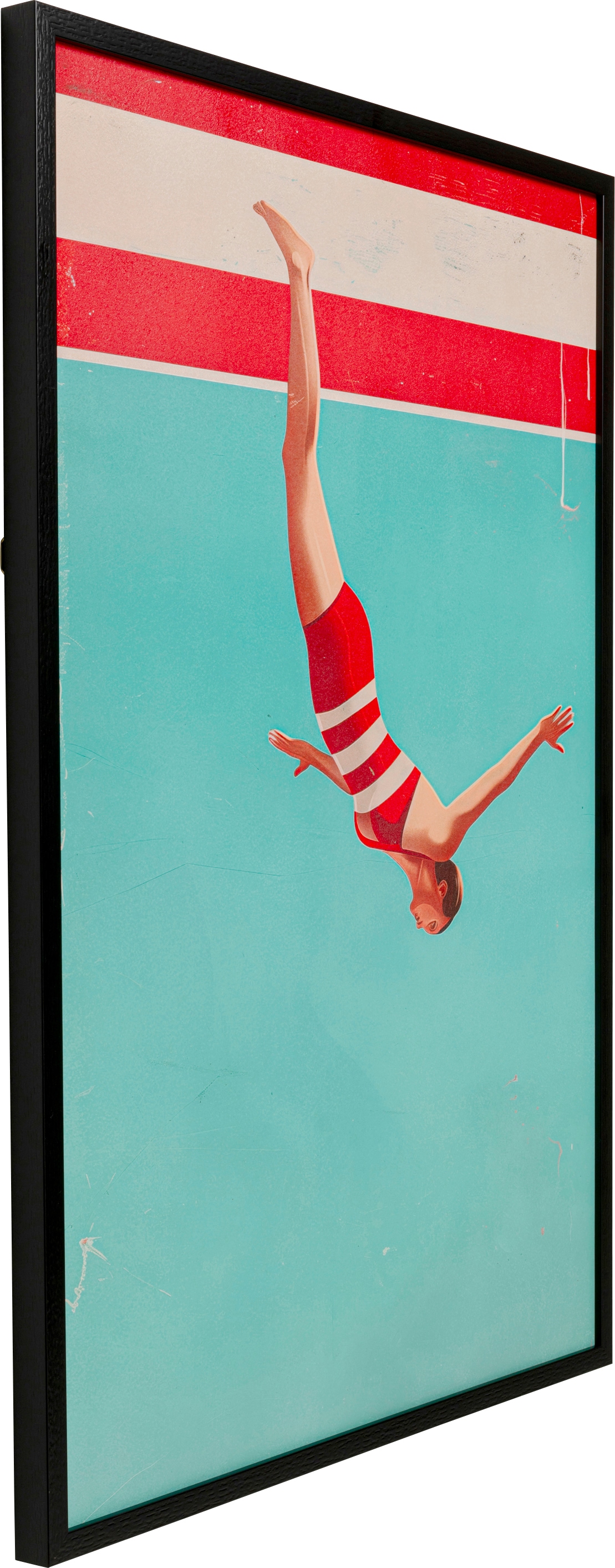 Kare Design Tableau avec cadre »Gerahmtes Bild Jumping Girl 103x73cm« 1,  motifs variés