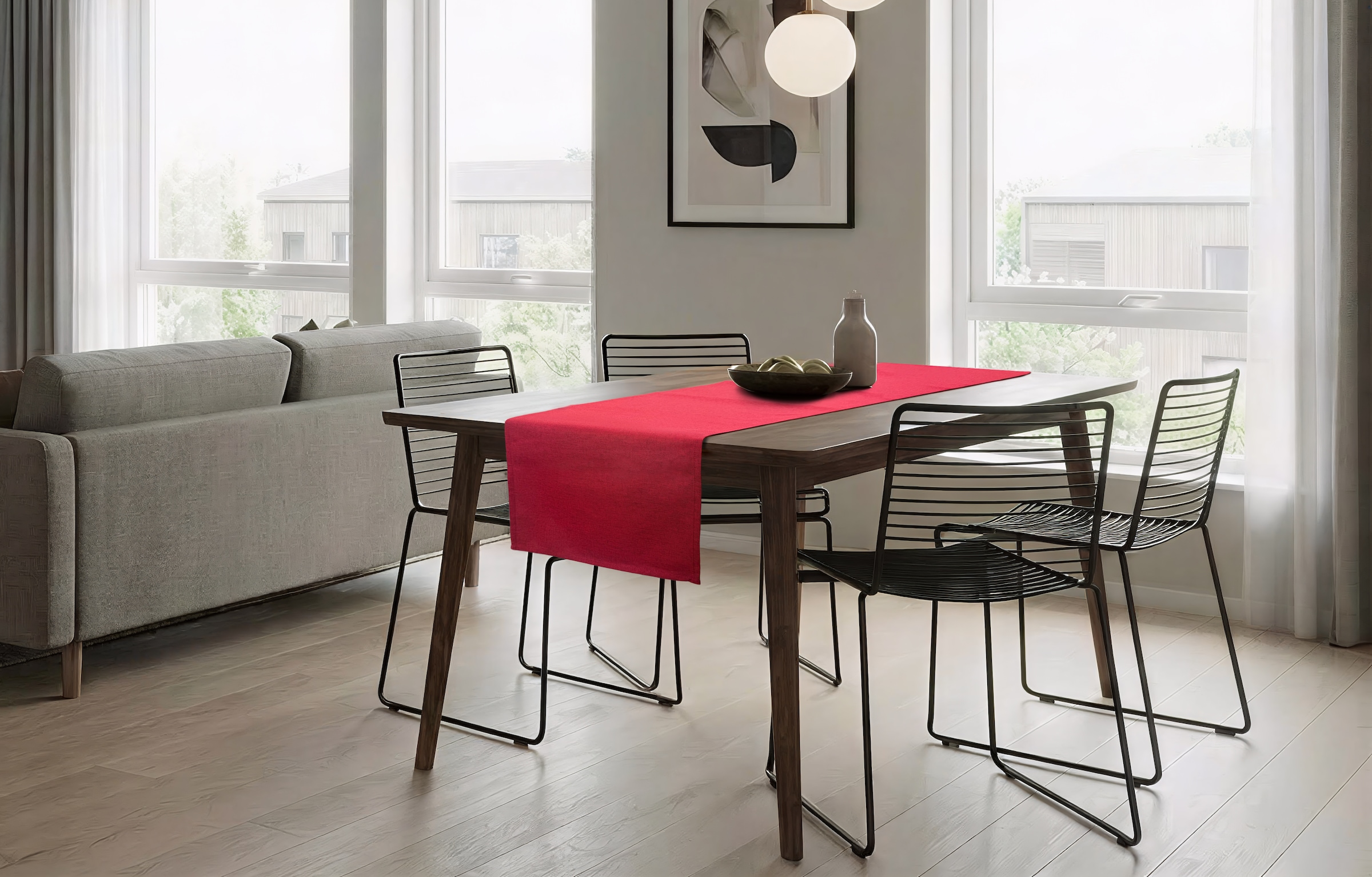 GOODproduct Tischläufer »Meellon« unifarben, modern, strukturiert, Esszimmer, Esstisch, Deko