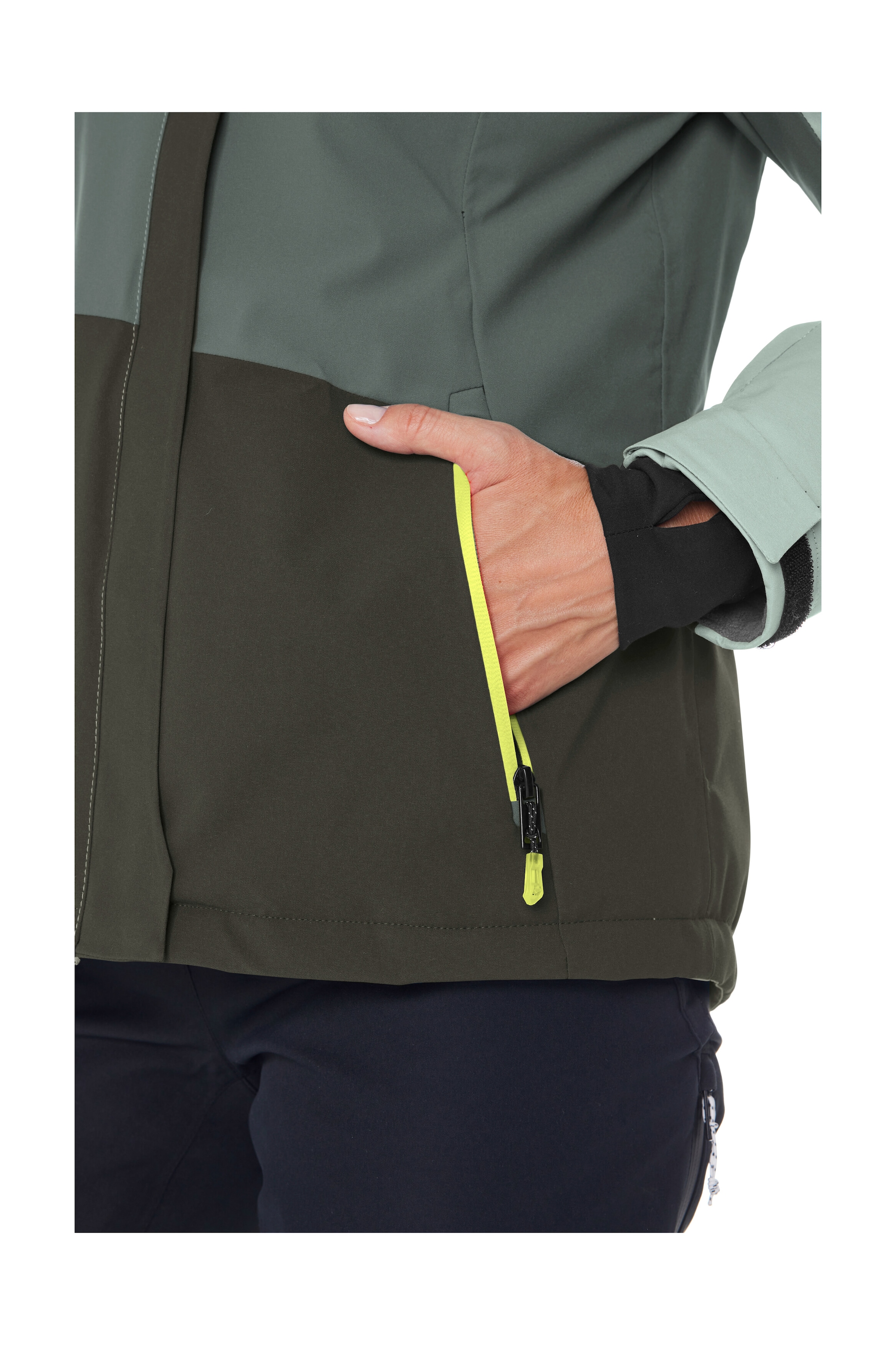 Killtec Veste de ski »KSW 67 WMN SKI JCKT« Veste de ski femme : imperméable, respirante, capuche amovible