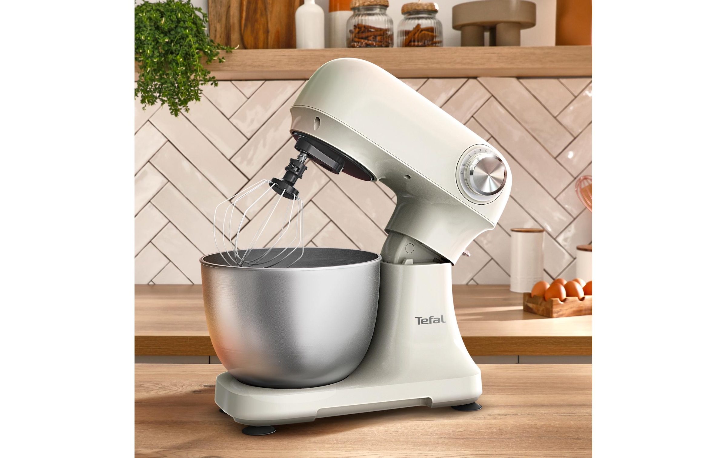 Tefal Küchenmaschine »QB140A Bake Easy« 12 Geschwindigkeiten + Pulse, planetarisches Rührsystem, 3,5 L