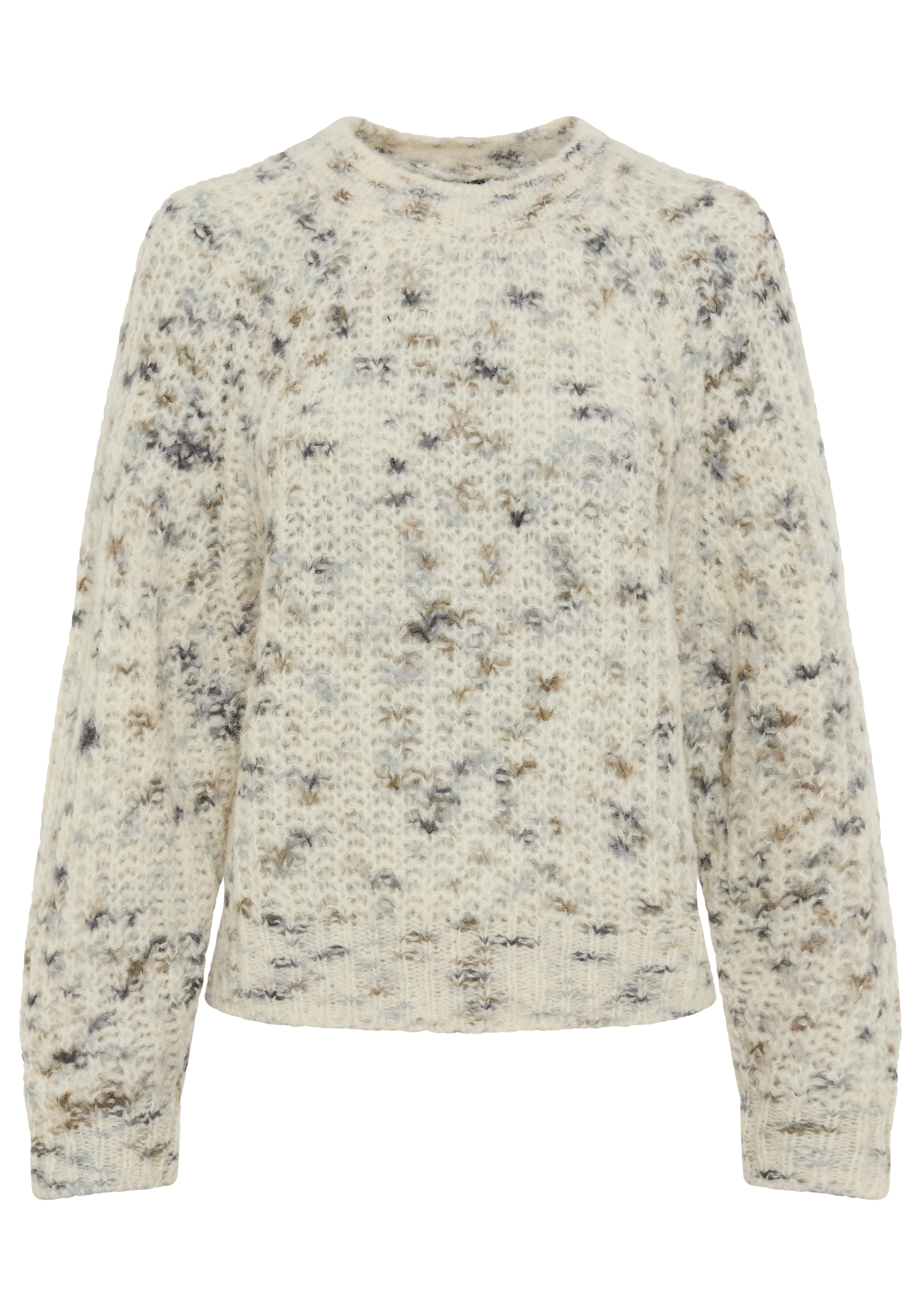 BOSS ORANGE »Fiambella Premium Damenmode« Rundhalsausschnitt, mit Alpaka-Wolle