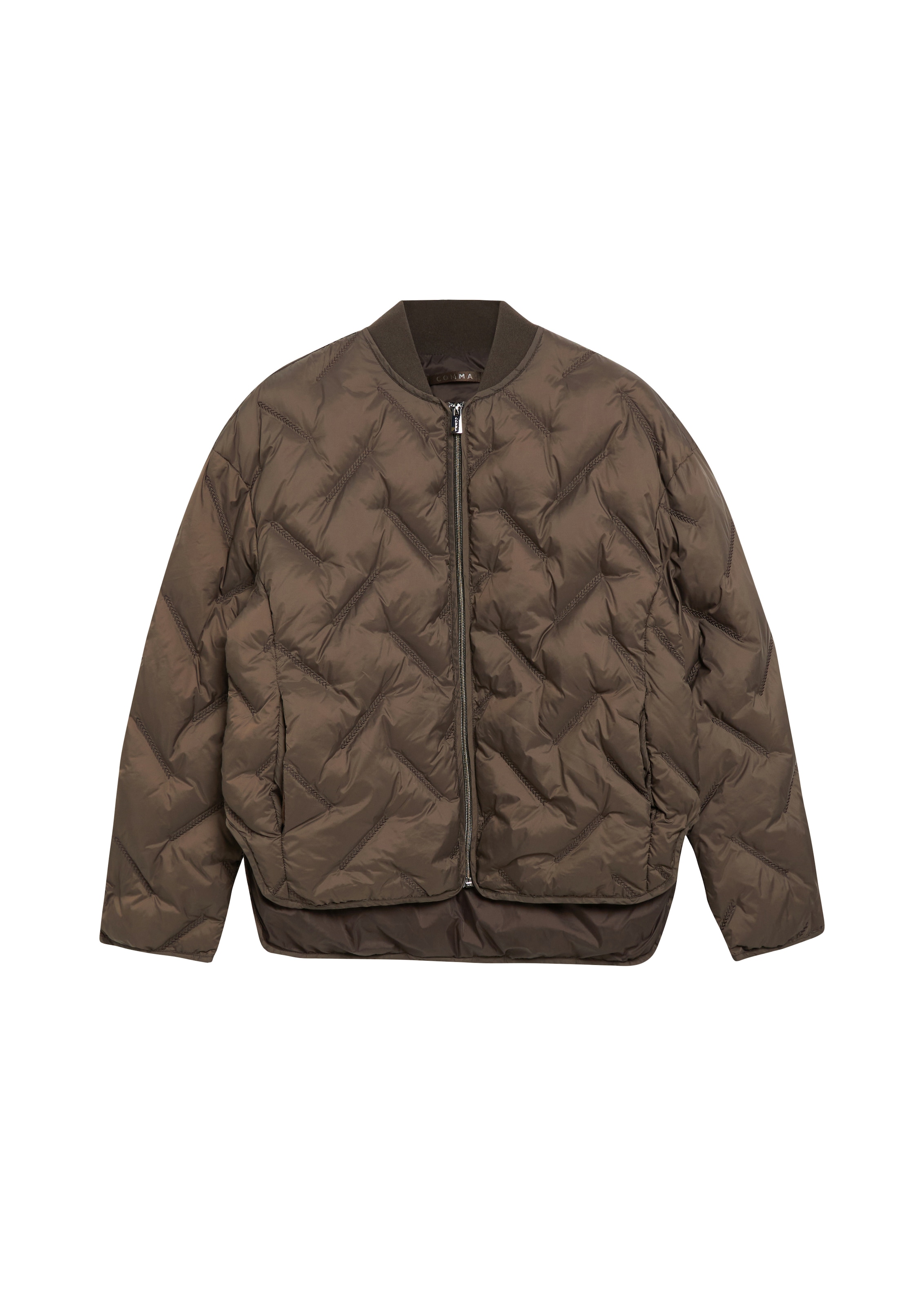 Comma Steppjacke ohne Kapuze im Blouson-Stil und mit Reissverschluss