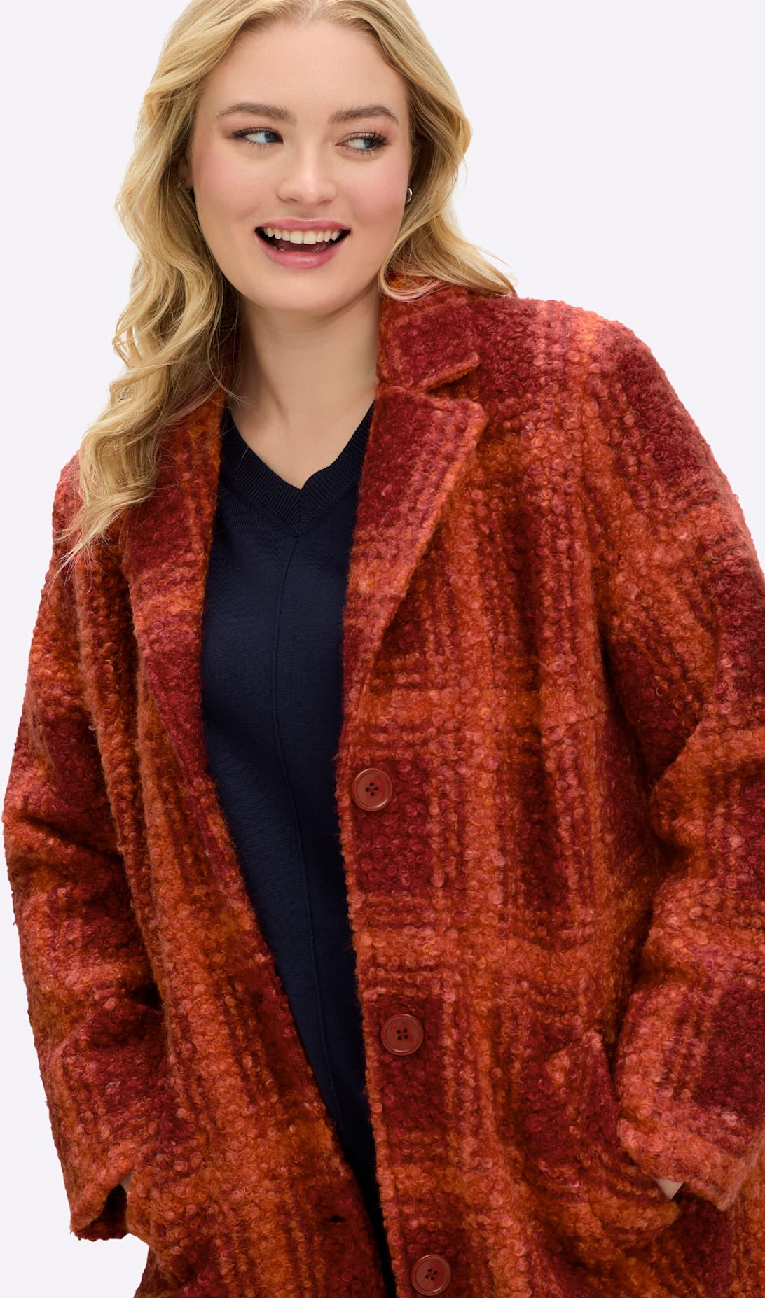Sheego Manteau d'hiver