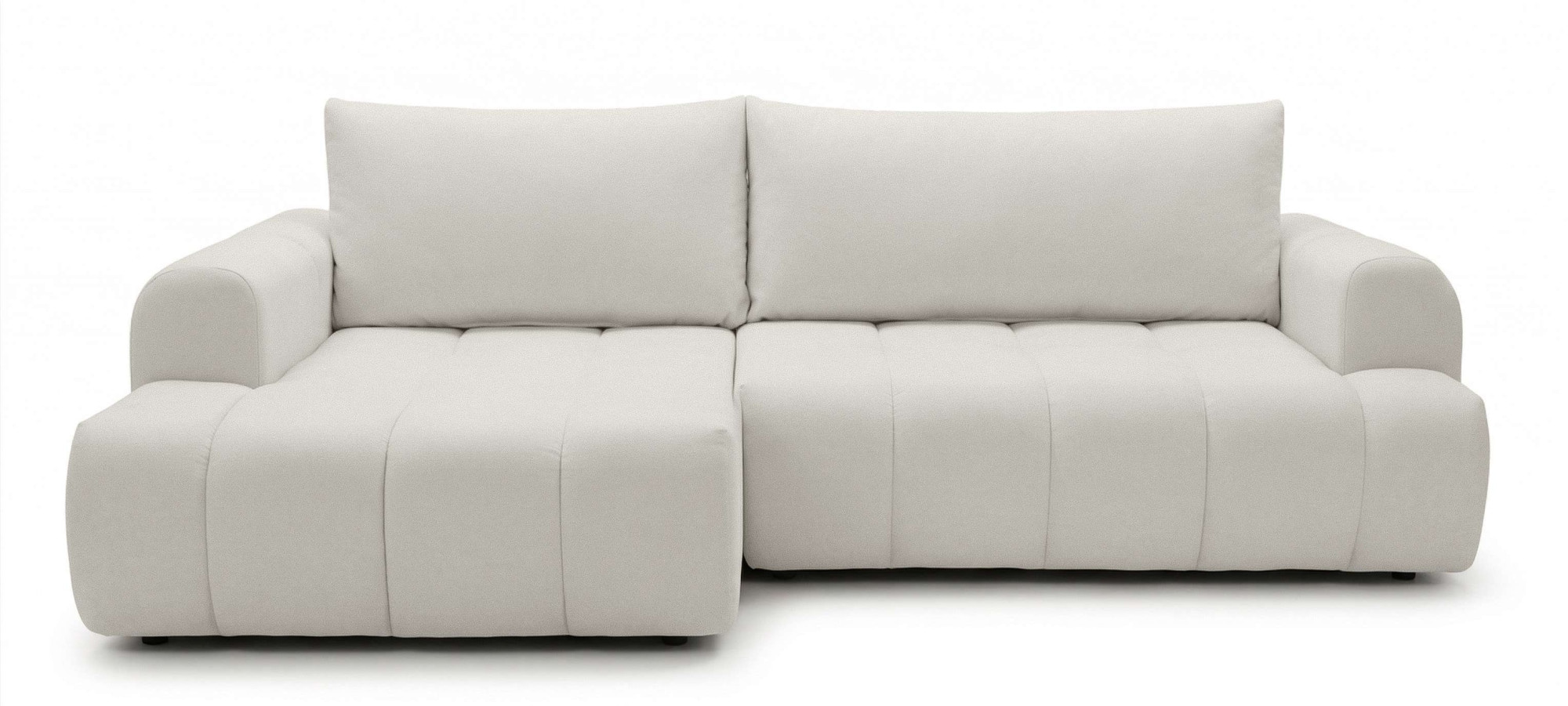 GOODproduct Canapé d'angle »LIOORA Schlafsofa mit Bettkasten, Breite 265 cm, Verlässliche Qualität« Forme en L avec fonction lit et coffre, méridienne droite/gauche