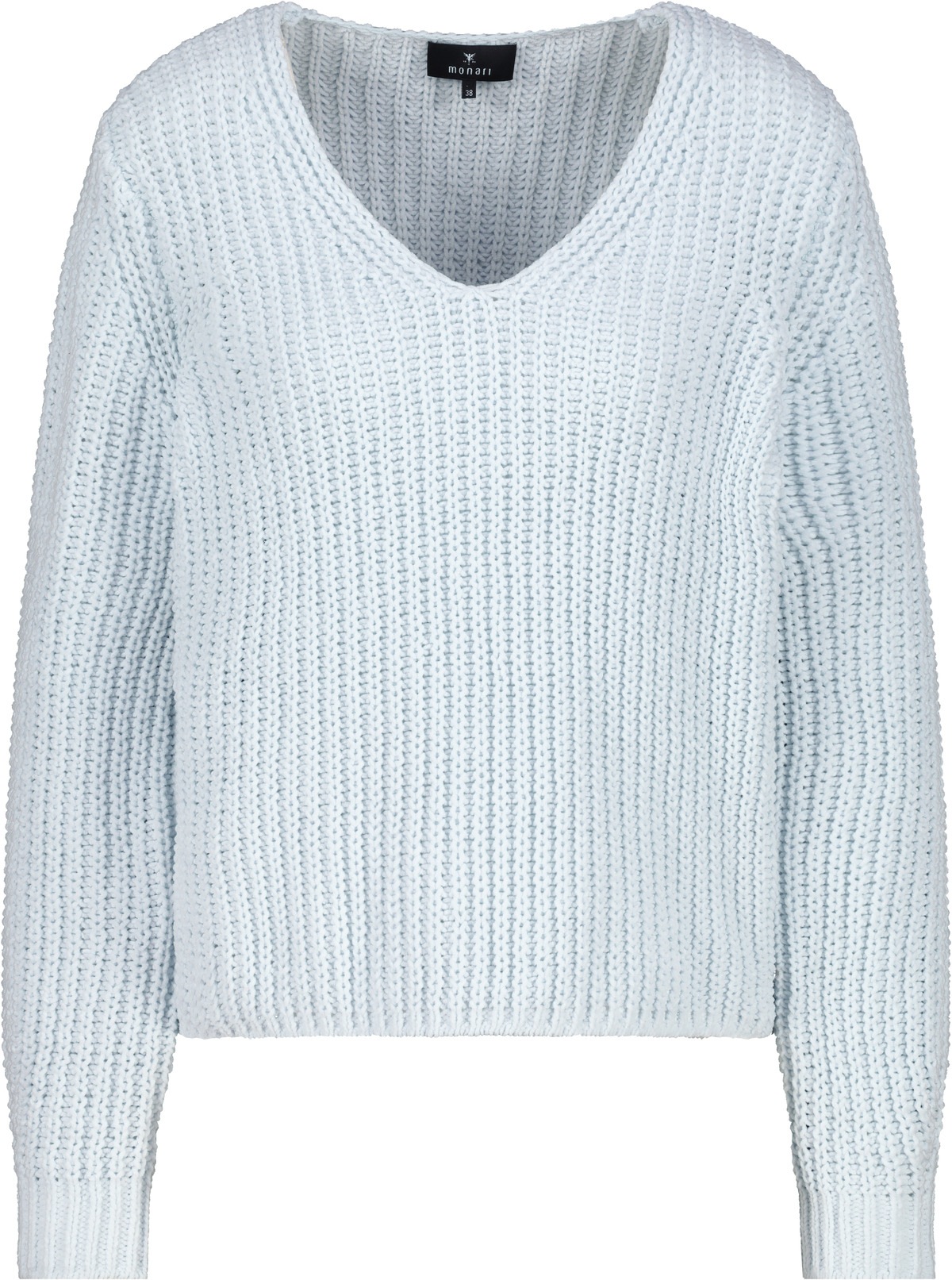 Monari Strickpullover »Pullover Chenille  V« Regular fit mit V-Ausschnitt