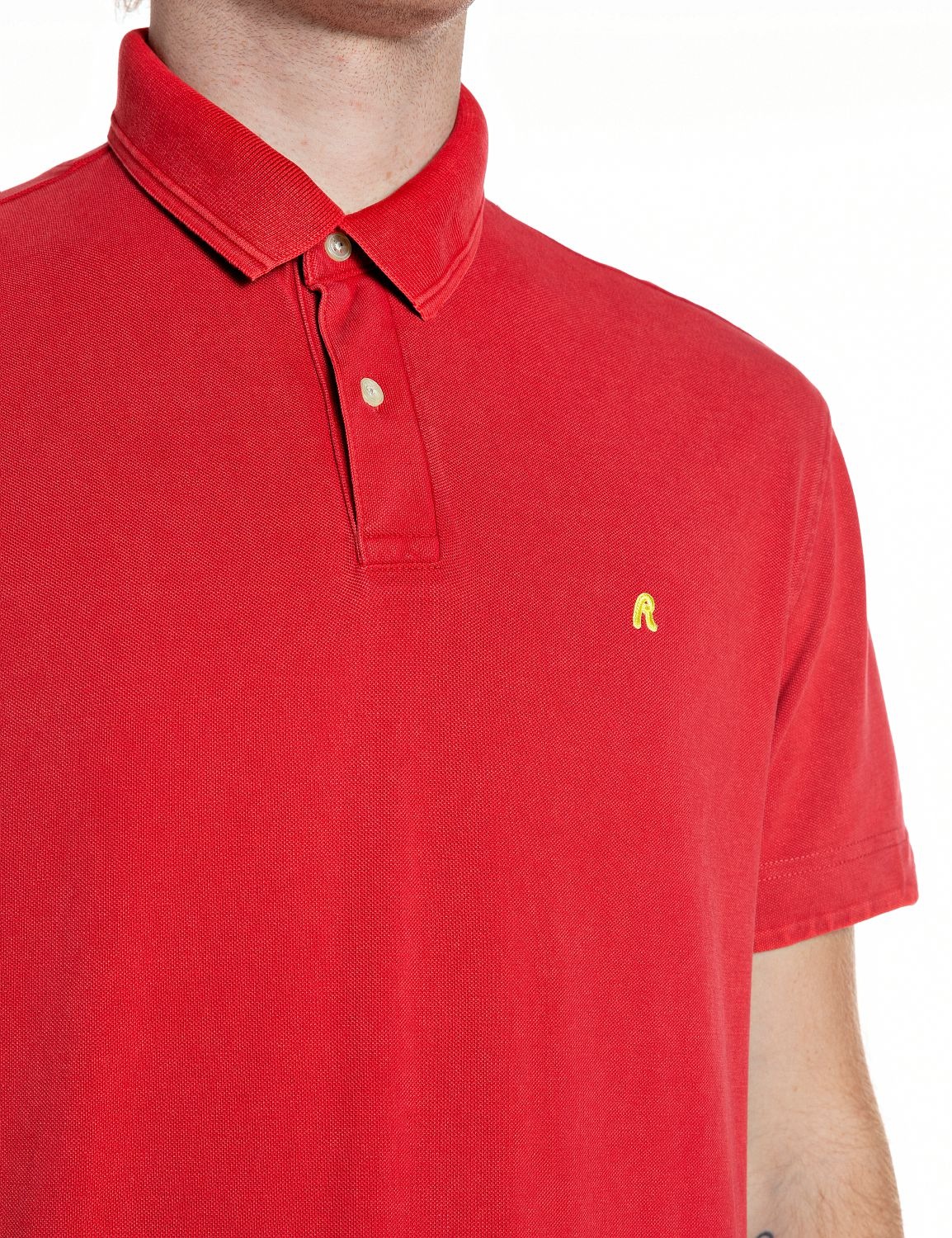Replay Polo aus Baumwollpiqué, Regular Fit