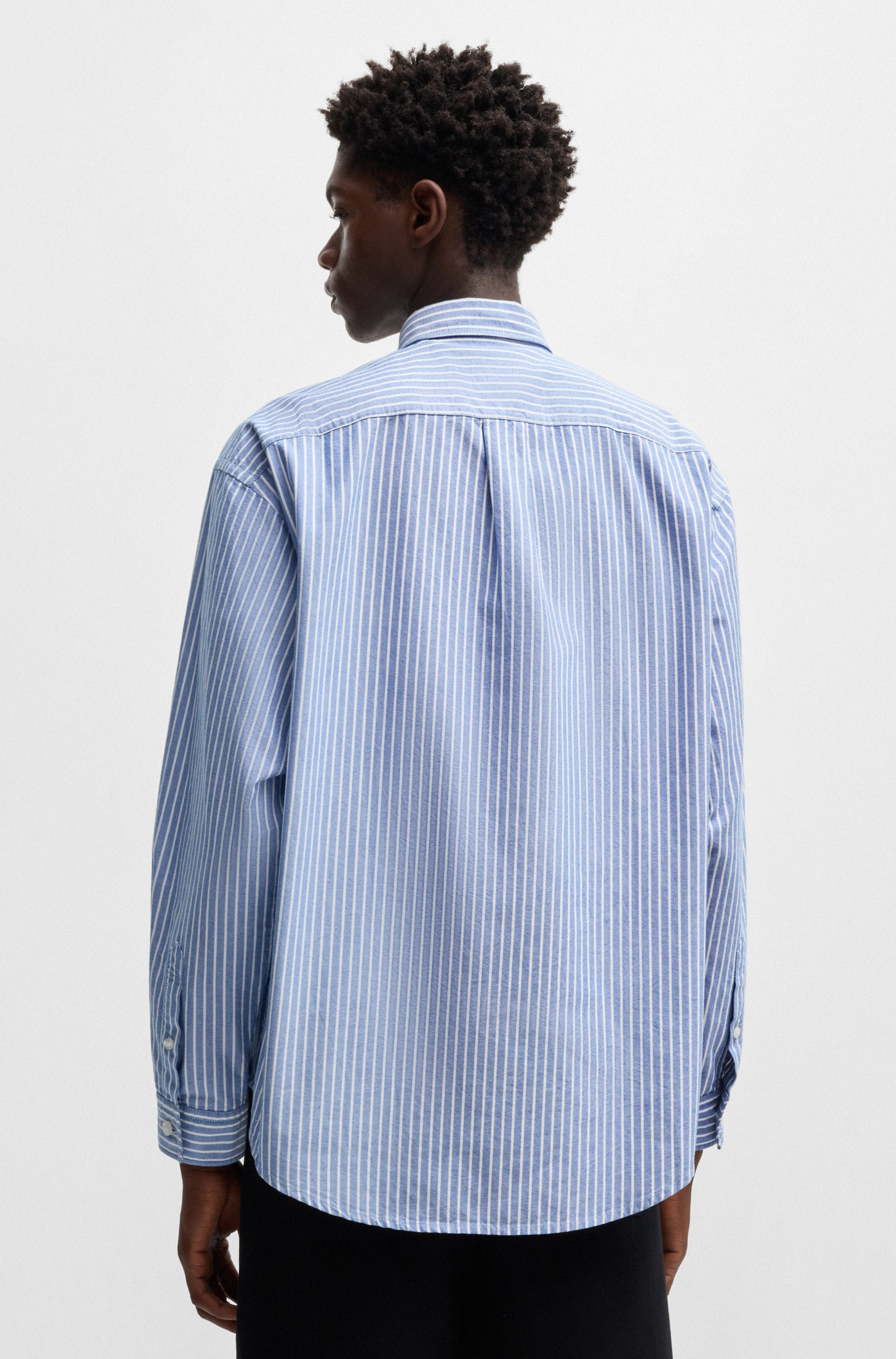 HUGO Blue Langarmhemd »Ebill« oversize