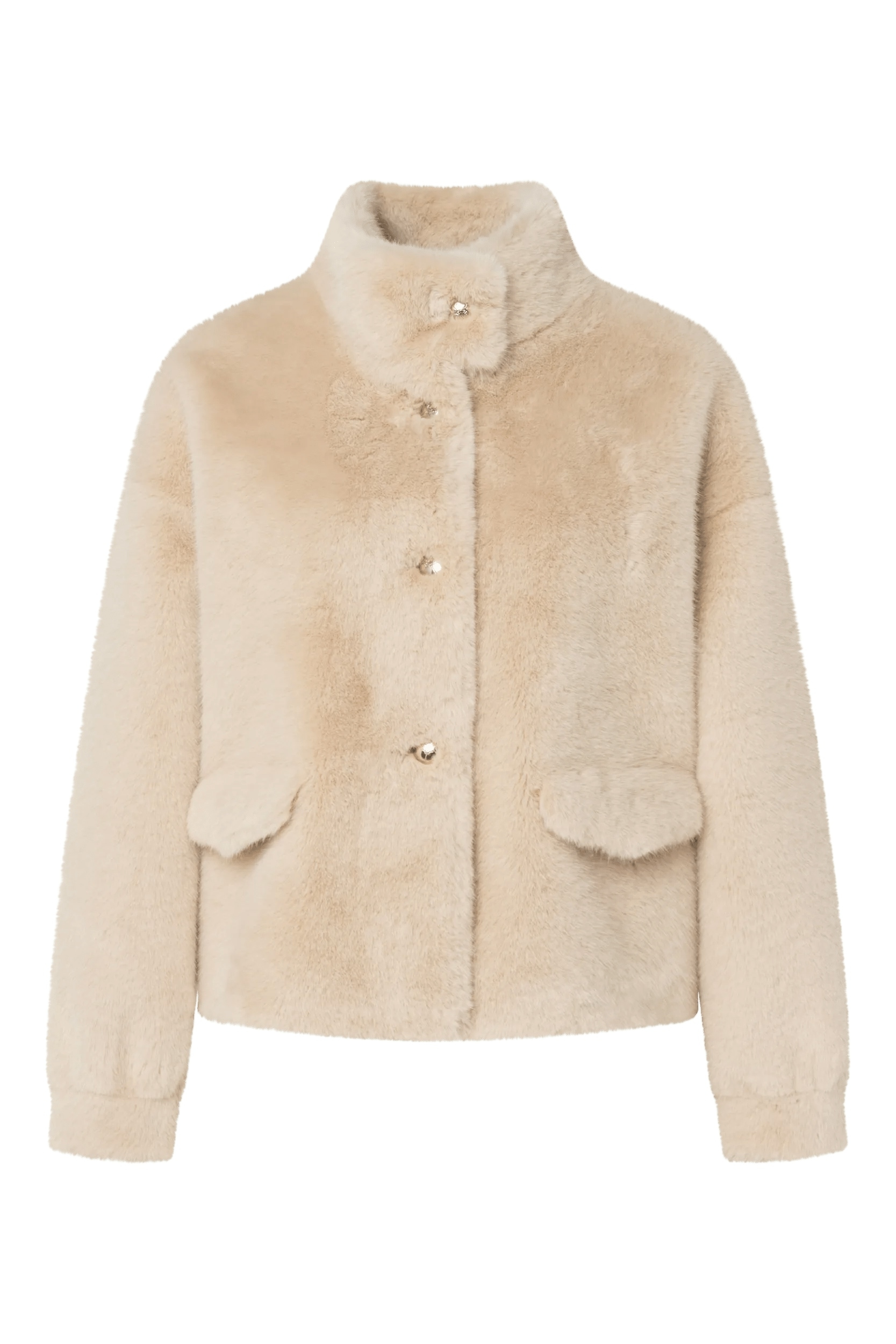 JOOP! Veste en fausse fourrure »Olaya« sans capuche Regular fit mit Stehkragen
