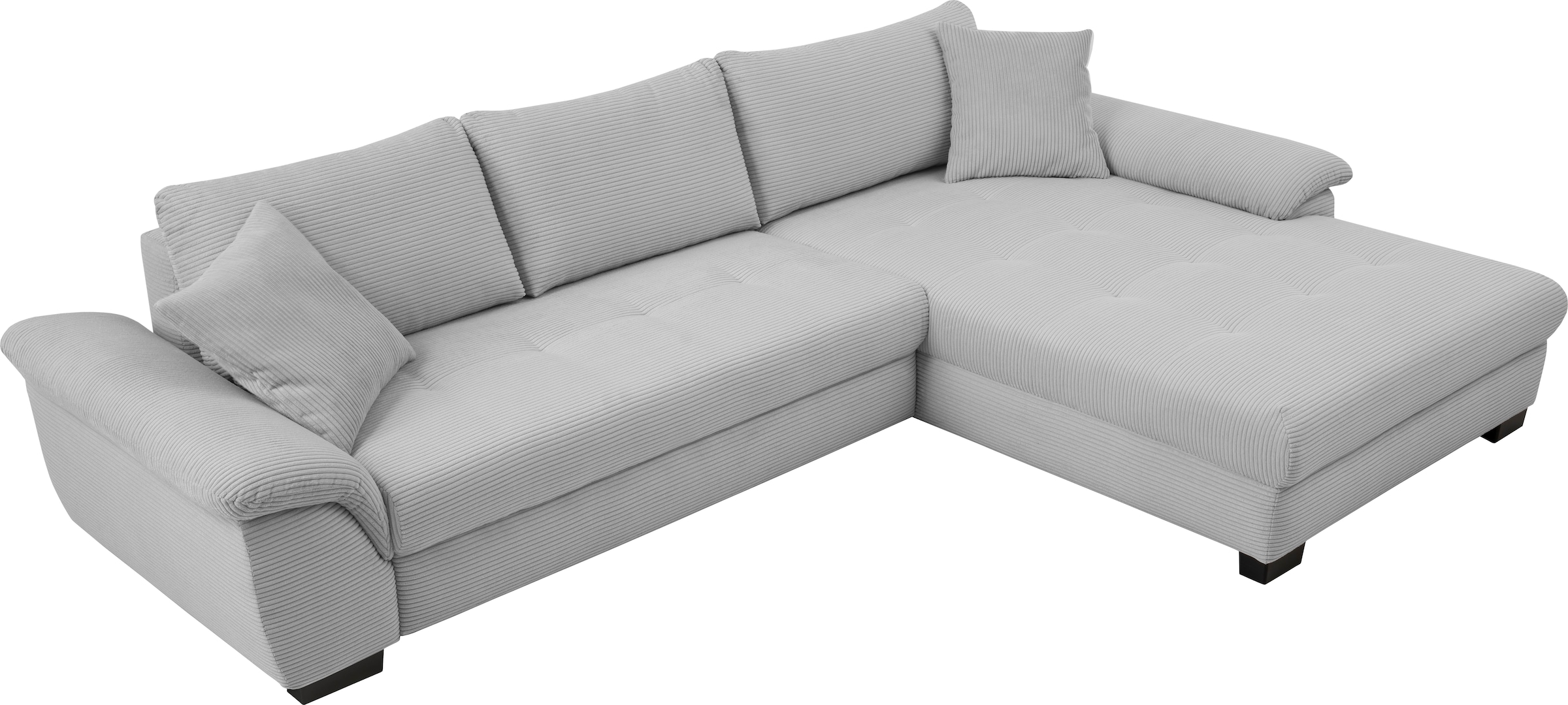 Mr. Couch Canapé d'angle »Dario, L-Form, mit Bett und Bettkasten« mit Kaltschaum