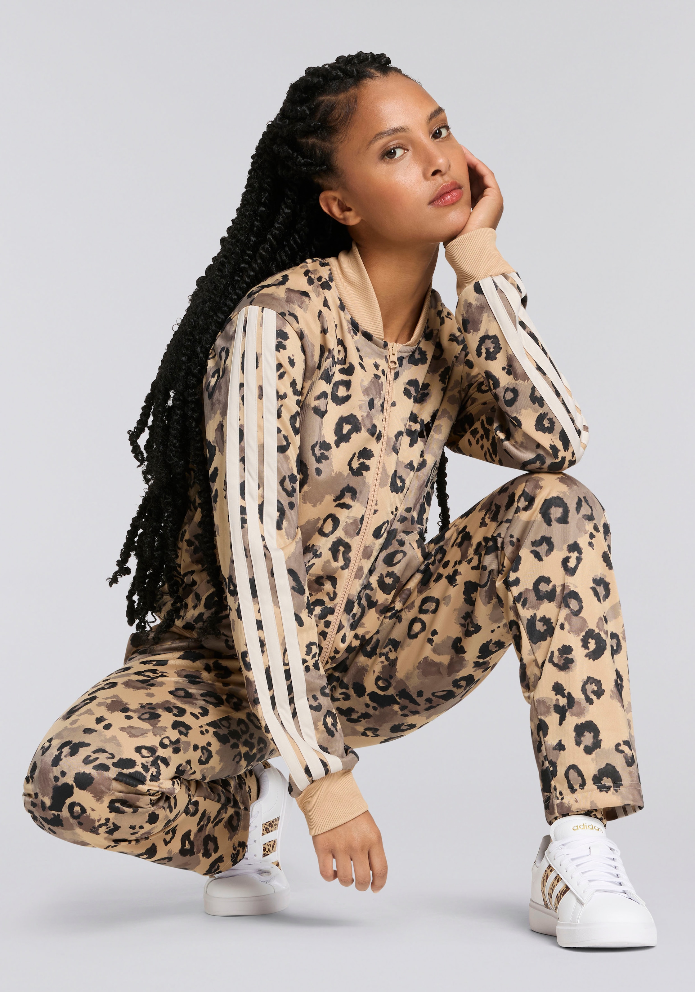 adidas Sportswear Combinaison d'entraînement »W 3S TR AOP TS« 2 cuis