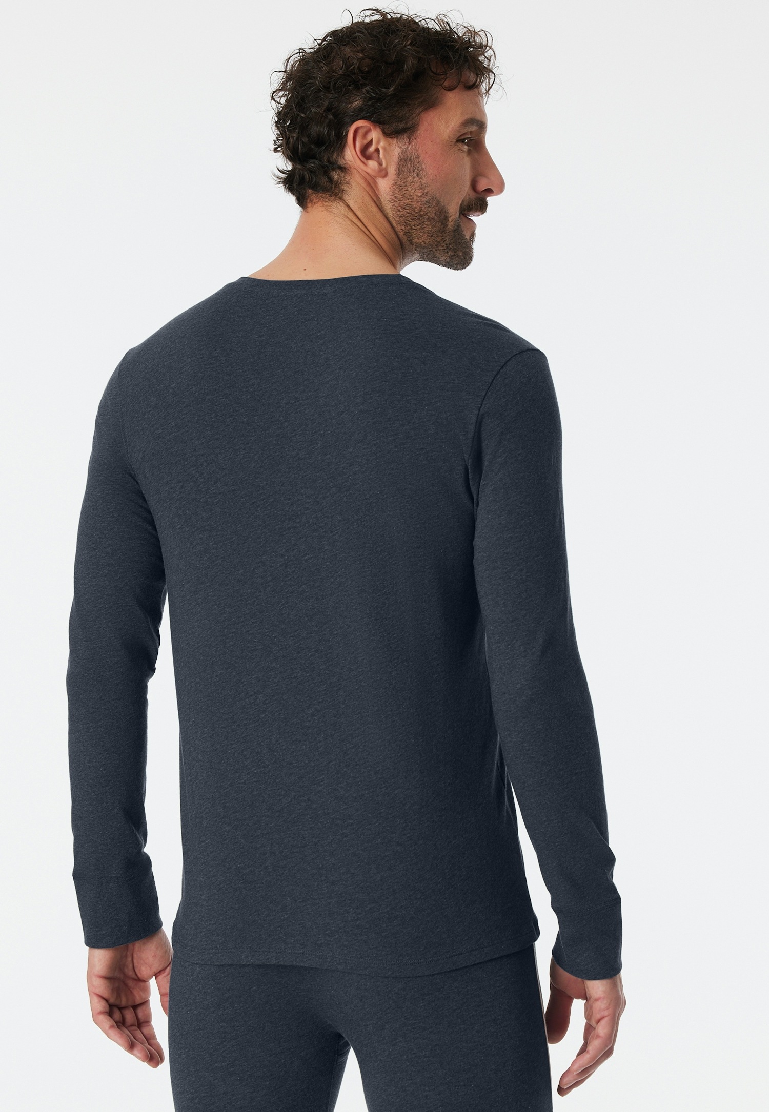 Schiesser T-shirt à manches longues »Comfort Fit« farblich abgesetzte Nähte, langärmelig