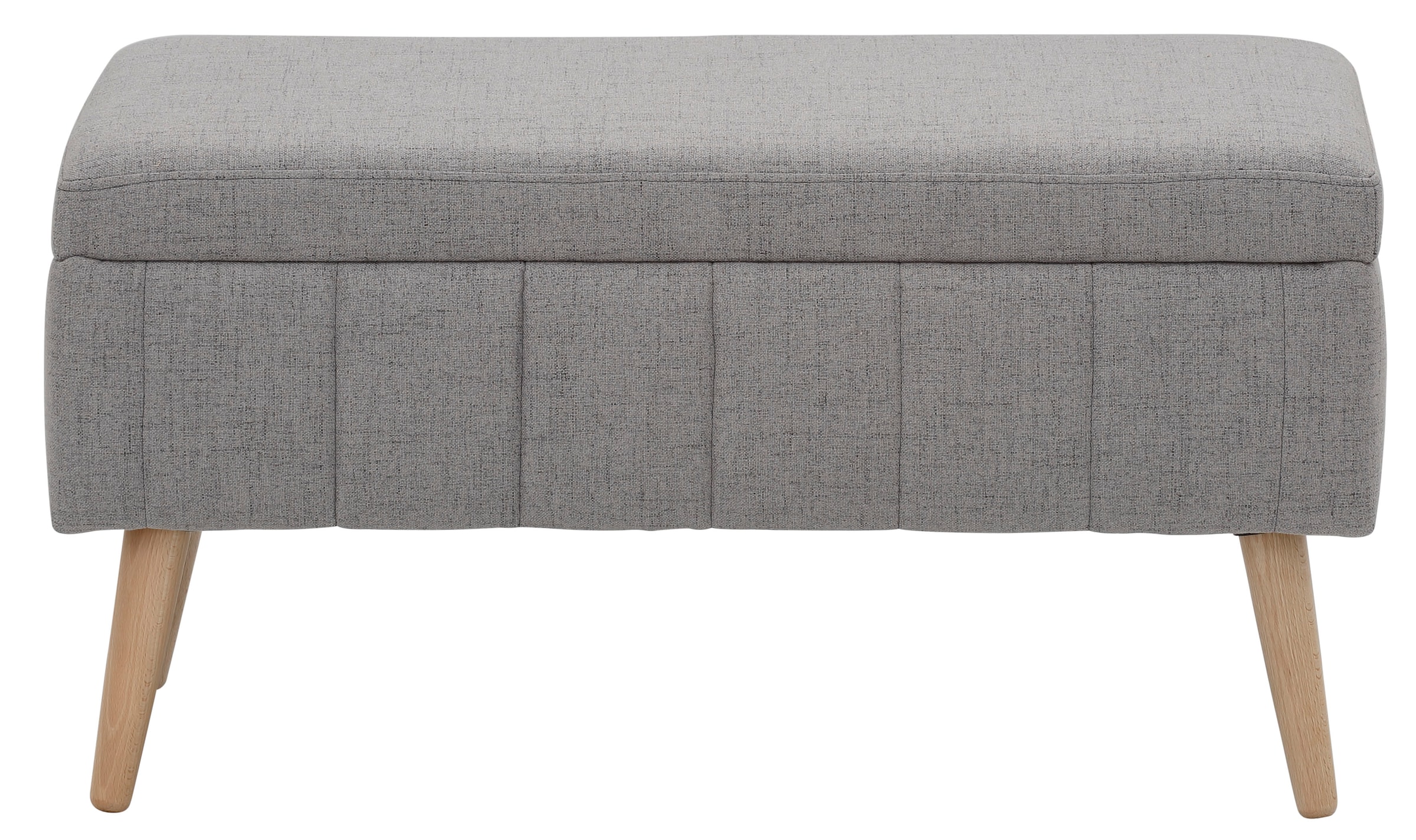 GOODproduct Truhenbank »AMIRA Sitzbank mit Stauraum, Masse B/T/H: 81/36/43 cm« mit Staufach, in 3 Bezugsqualitäten mit feiner Steppung