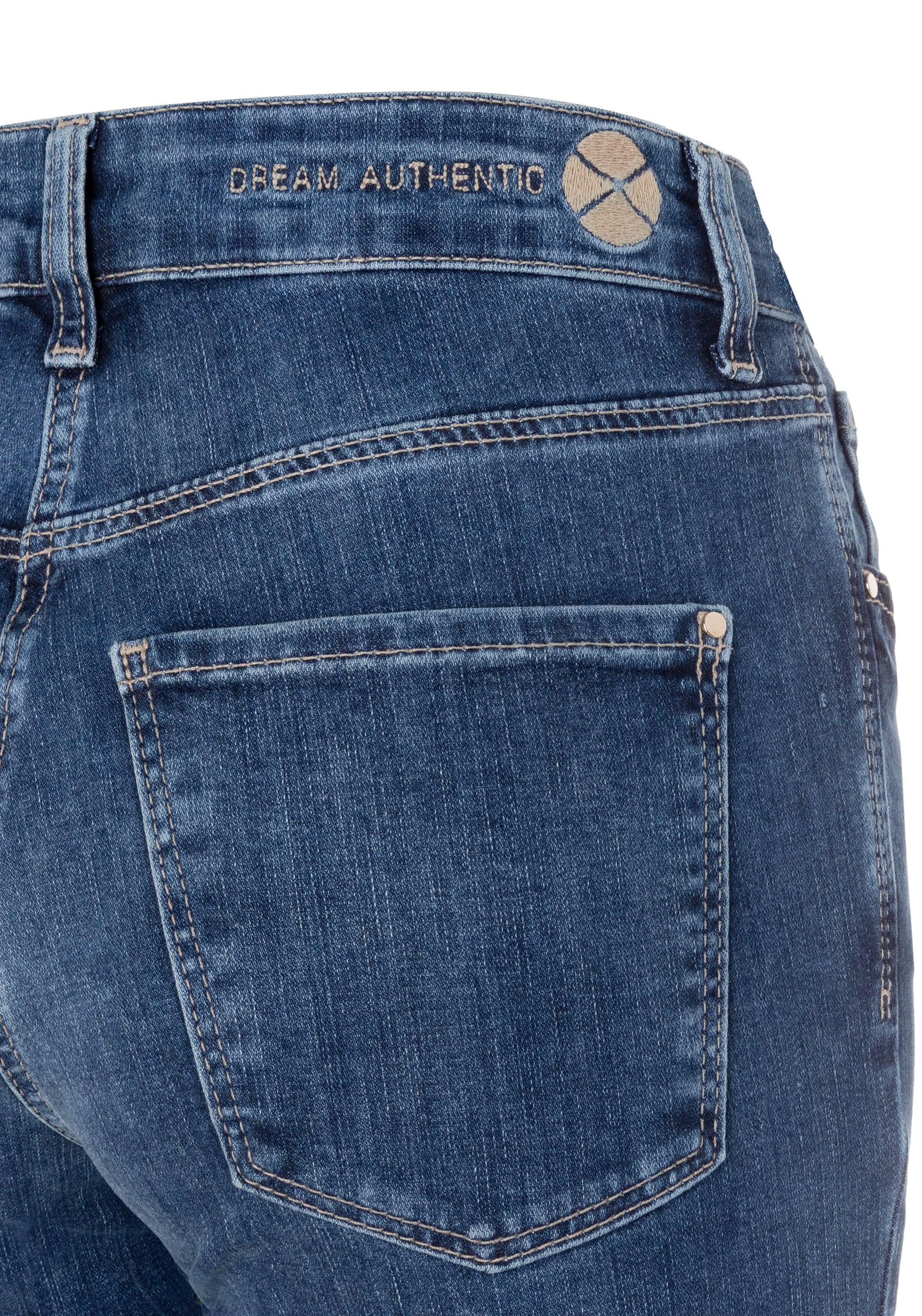 MAC Jeans 3/4 »Dream Kick« Saum modisch verkürzt und leicht ausgestellt