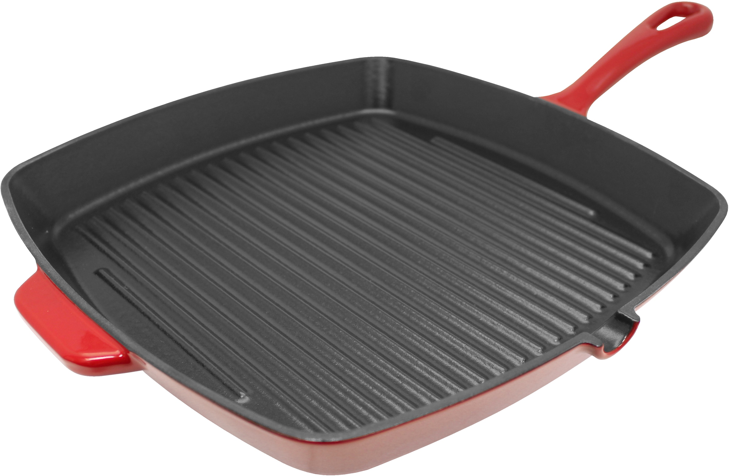 Elo Grillpfanne »Gusseisen Pfanne Ø 28 cm« Gusseisen 1 tlg. Aussen emailliert