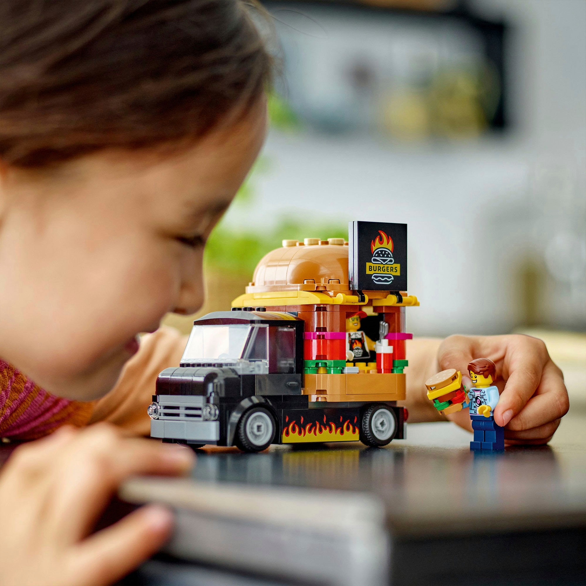 LEGO® Pions de construction »Burger-Truck (60404), LEGO City« Made in Europe