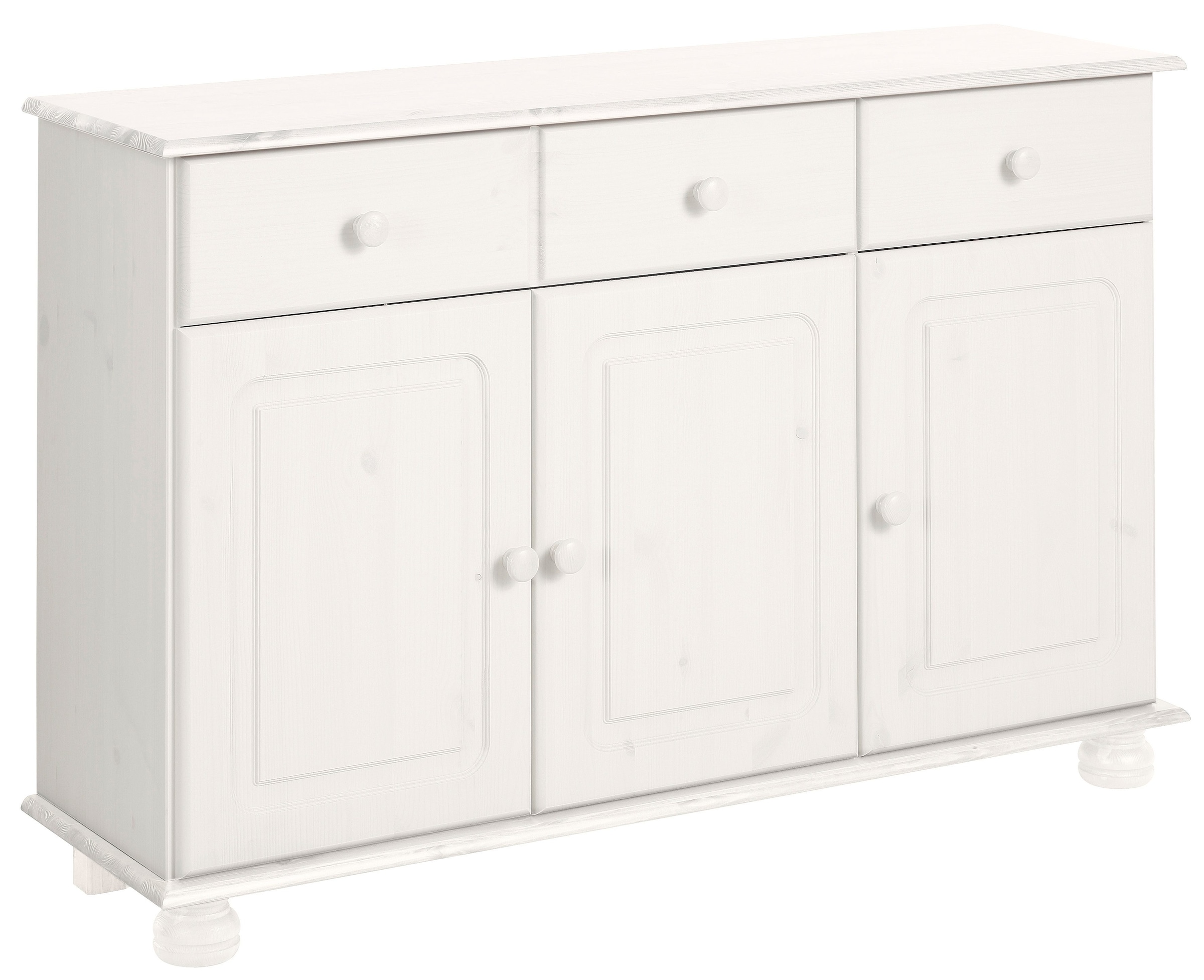 GOODproduct Sideboard »Mette« Kommode mit gefrästen, kugelförmigen Füssen, Breite 120 cm