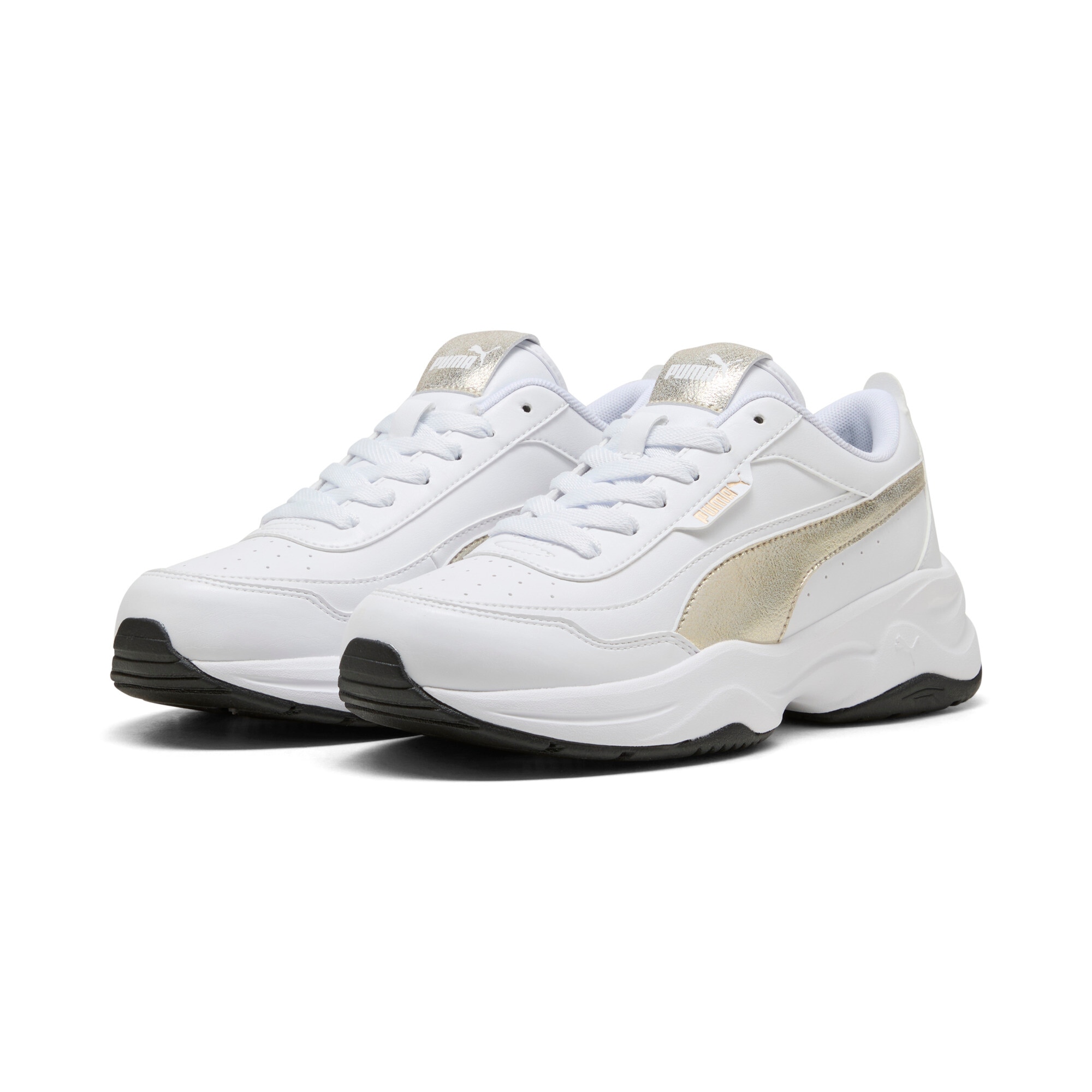 PUMA Sneaker »CILIA MODE METALLIC WHISPER«  mit Schnürverschluss, Gummi-Laufsohle, Obermaterial aus Synthetik