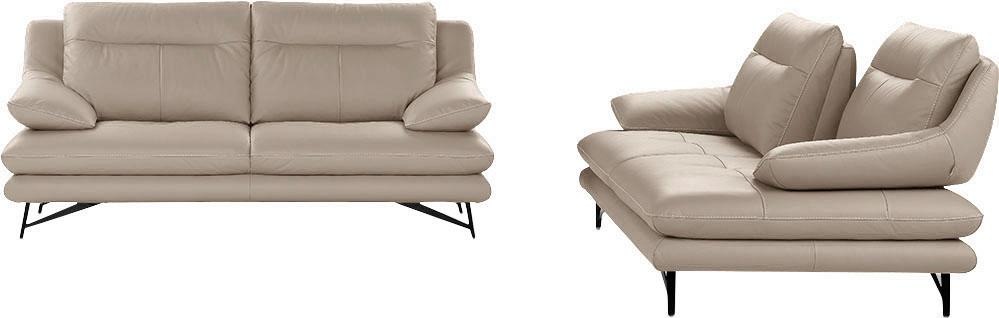 CALIA ITALIA 3-places »Cezanne, italienisches Design trifft erstklassigen Sitzkomfort, Leder« Edles Designsofa in besonders langlebigen & pflegeleichten Lederarten