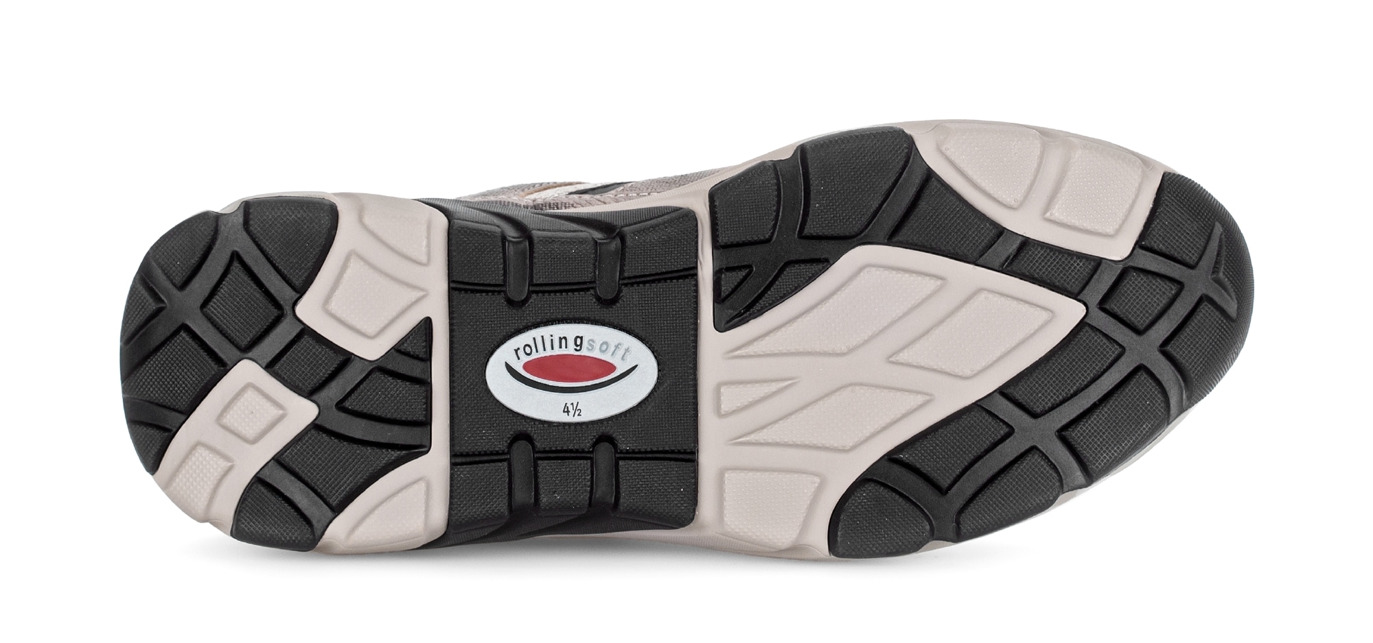 rollingsoft Baskets compensées  chaussure de loisir, chaussure basse, chaussure à lacets avec semelle intérieure amovible