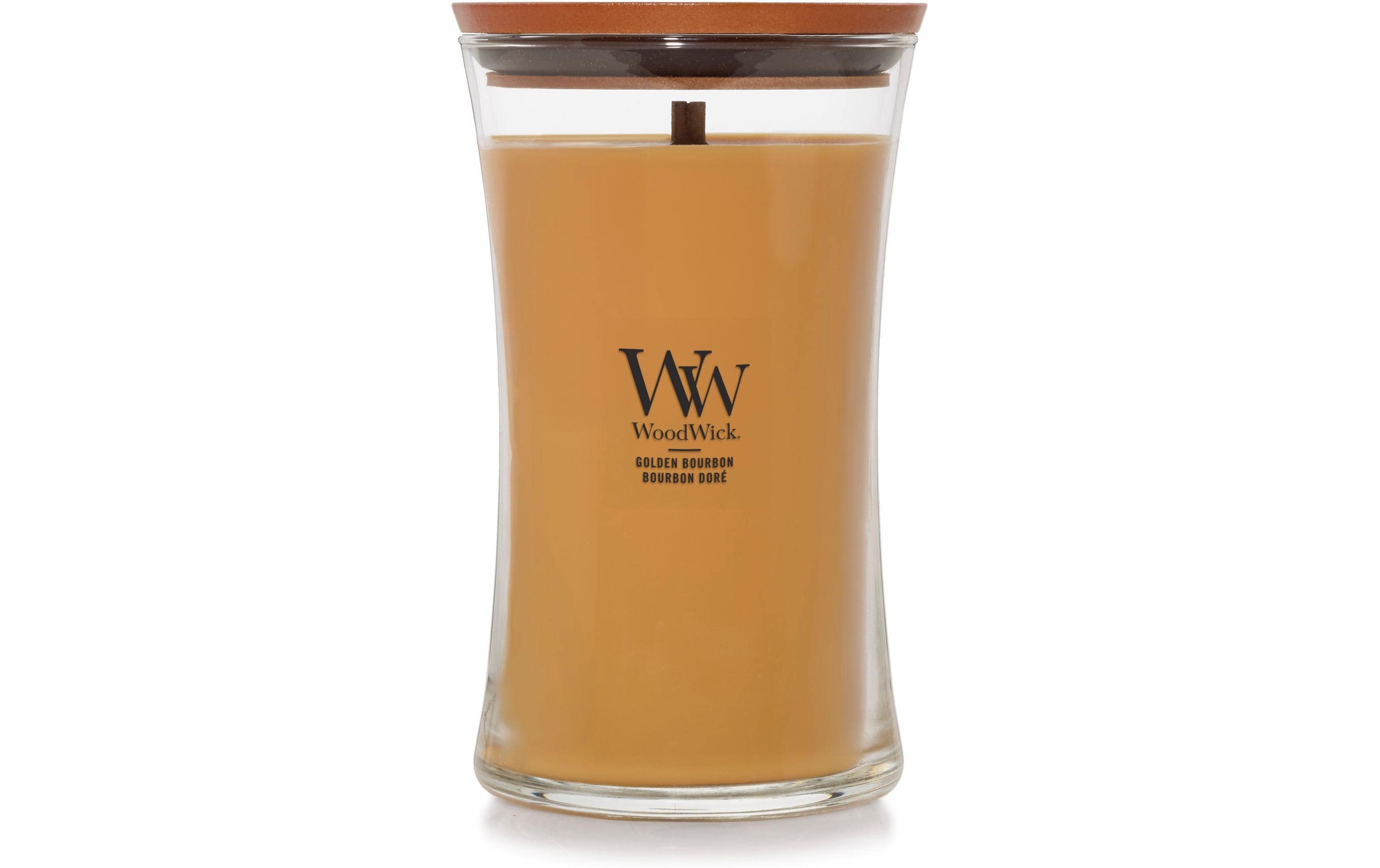 Woodwick Duftkerze »Golden Bourbon Large Jar«