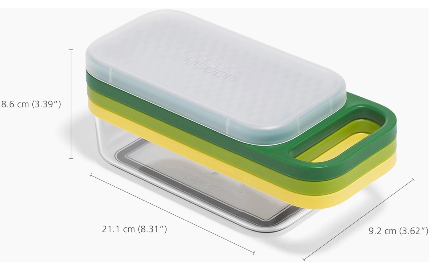 Joseph Joseph Râpe de cuisine »Multi-Grate & Store 3-in-1 Reibenset multi« compatible lave-vaisselle