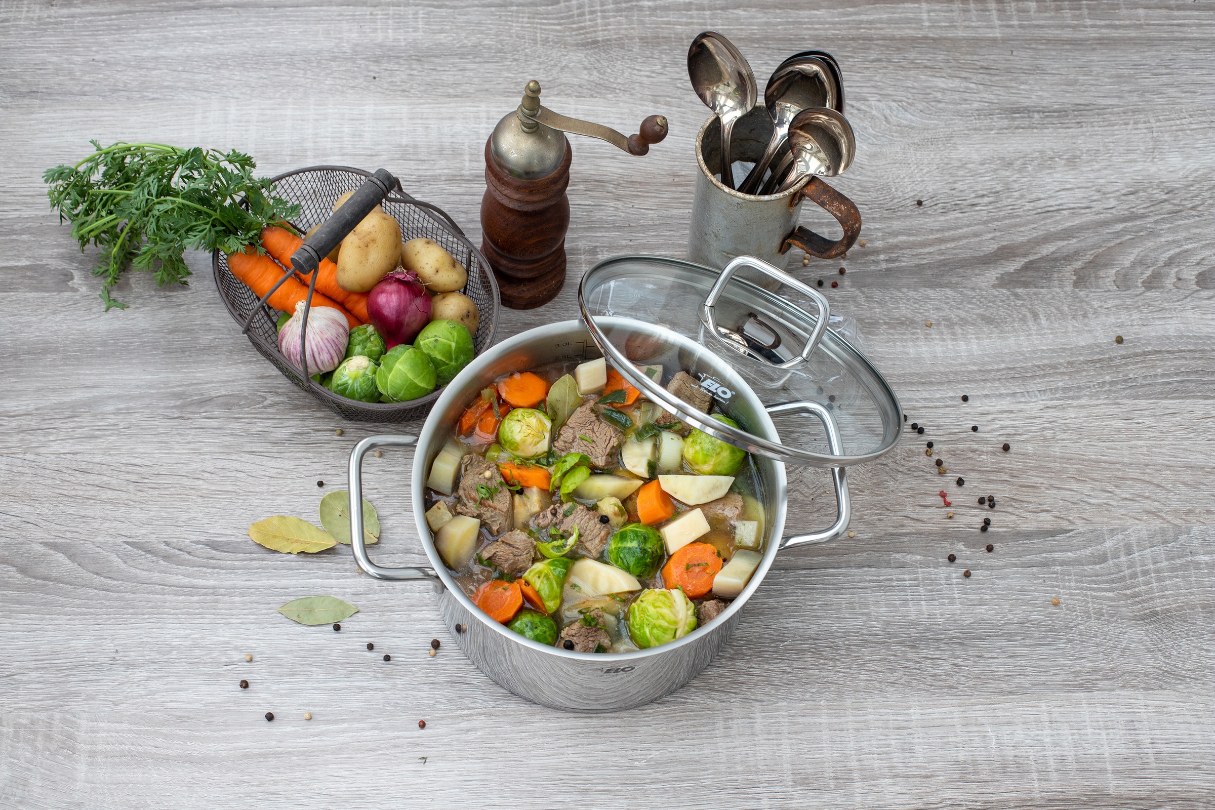Elo Pot à viande »Citrin« 1 cuis tlg. Acier inoxydable 18/8