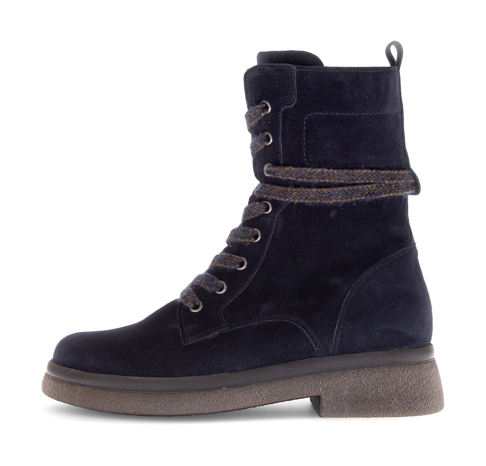 Gabor Bottines à lacets  talon bloc, bottine à lacets avec fermeture éclair intérieure, largeur G