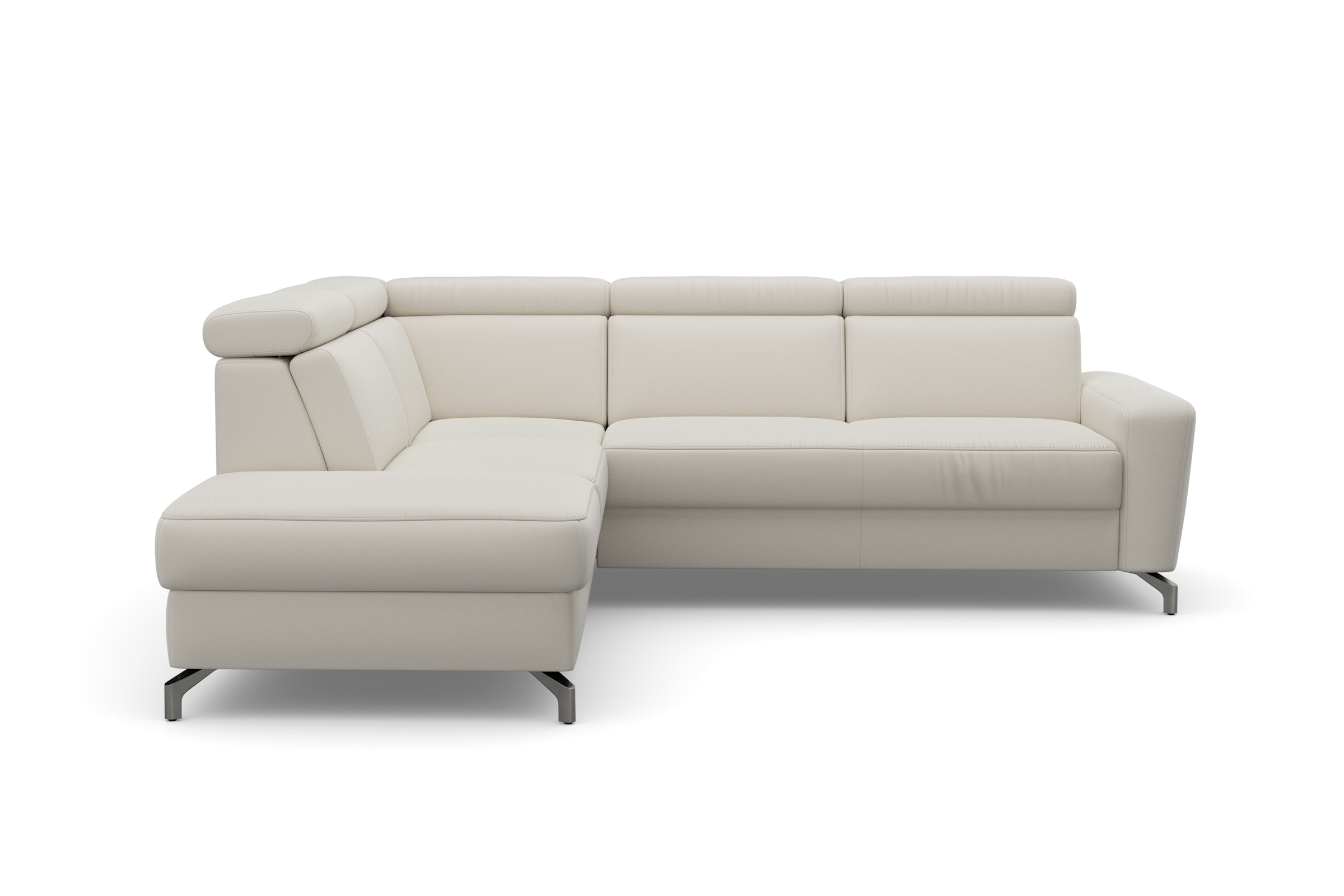 sit&more Ecksofa »Scarlett L-Form« inklusive Kopfteilverstellung, wahlweise mit Bettfunktion, Bettkasten