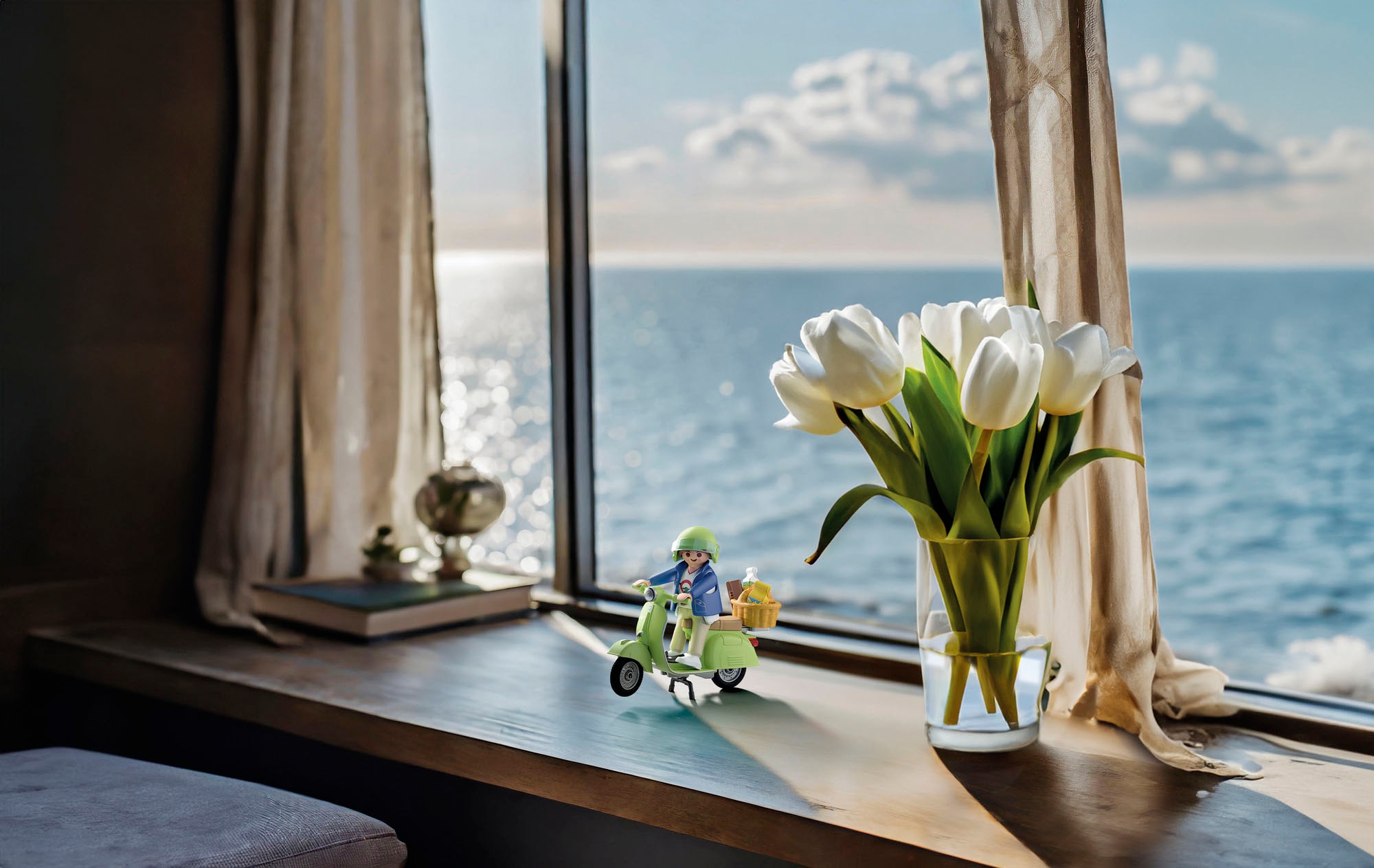 Playmobil® Jeu de construction »1969 Vespa 150 Sprint Veloce, Hellgrün (71621), Vespa« Made in Europe