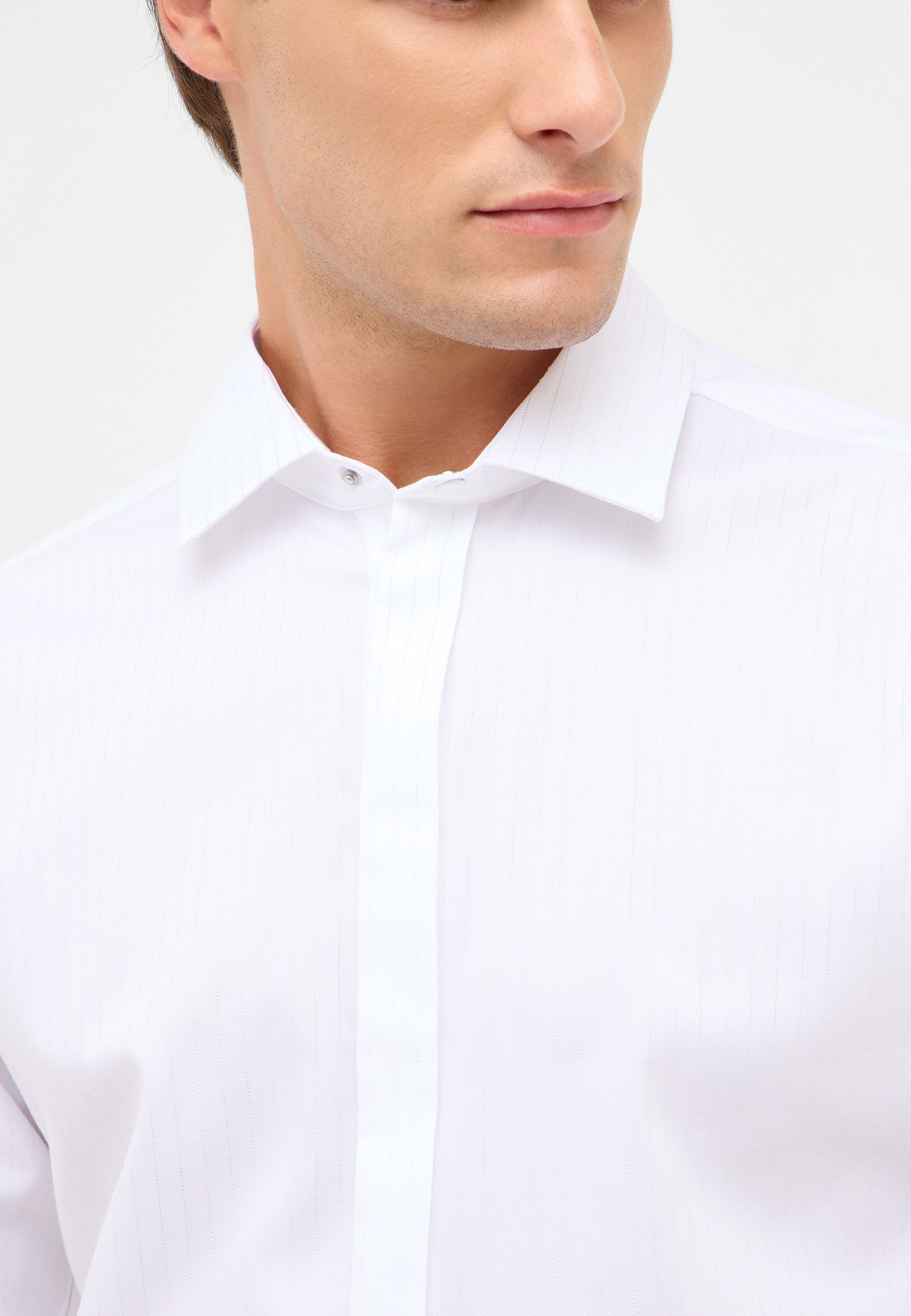 Eterna Langarmhemd »SLIM FIT« EASY IRON (bügelleicht)