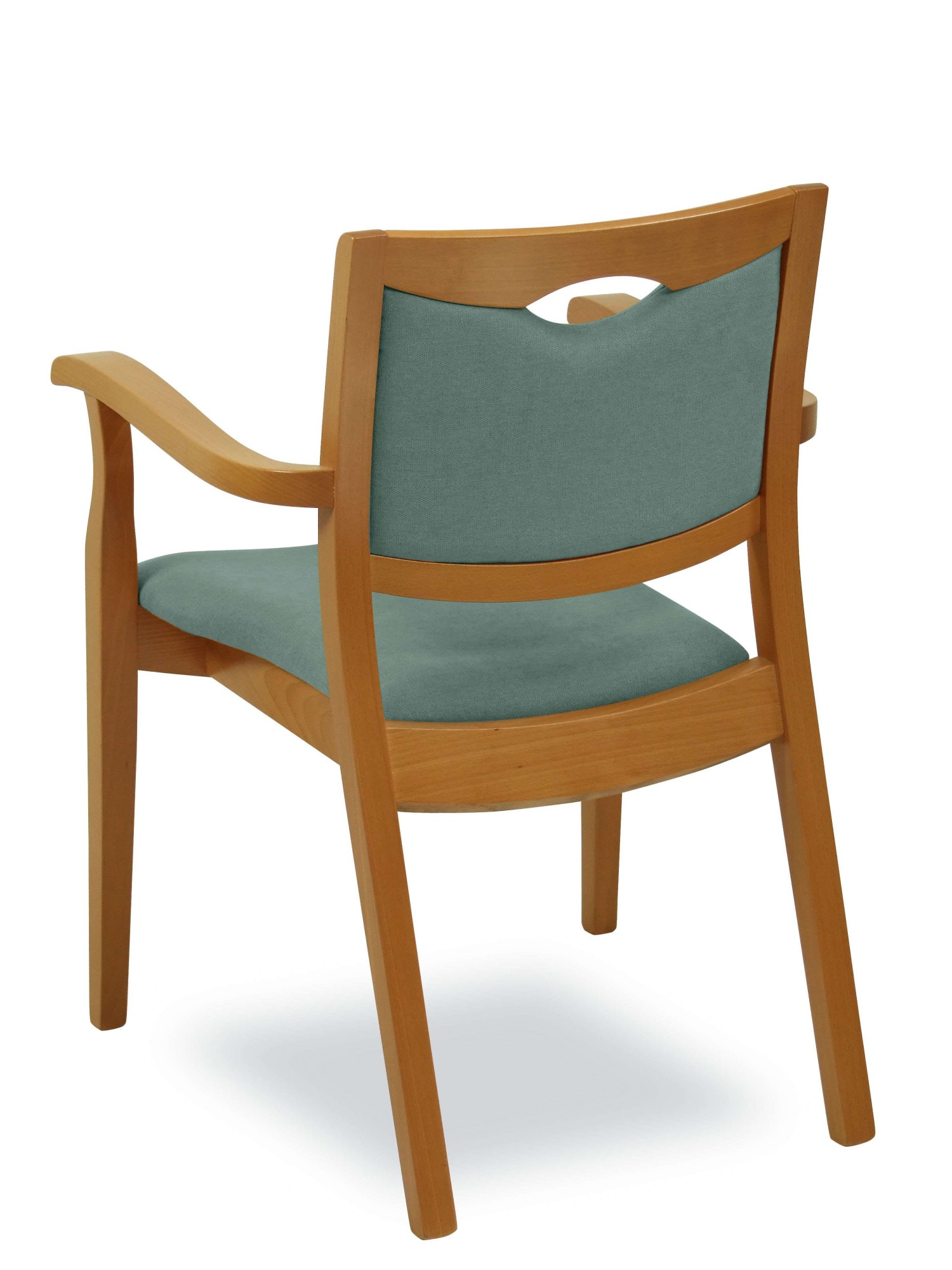 Home affaire Armlehnstuhl »London, Stuhl, Komfortsessel, 3 Gestellfarben, Made in Italy« () 1 Stk.Extra-komfortabel, ergonomisch, fleckenabweisendes Gewebe, Massivholz