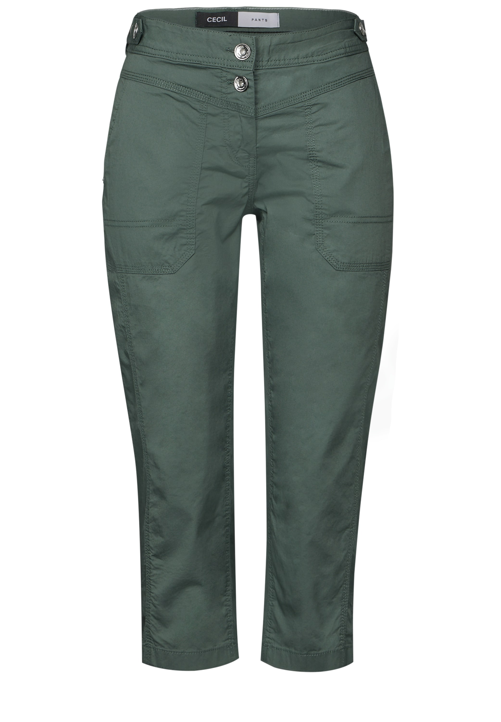 Cecil Pantalon capri »Style New York«  Sommerhose mit Knopfdetails am Bund
