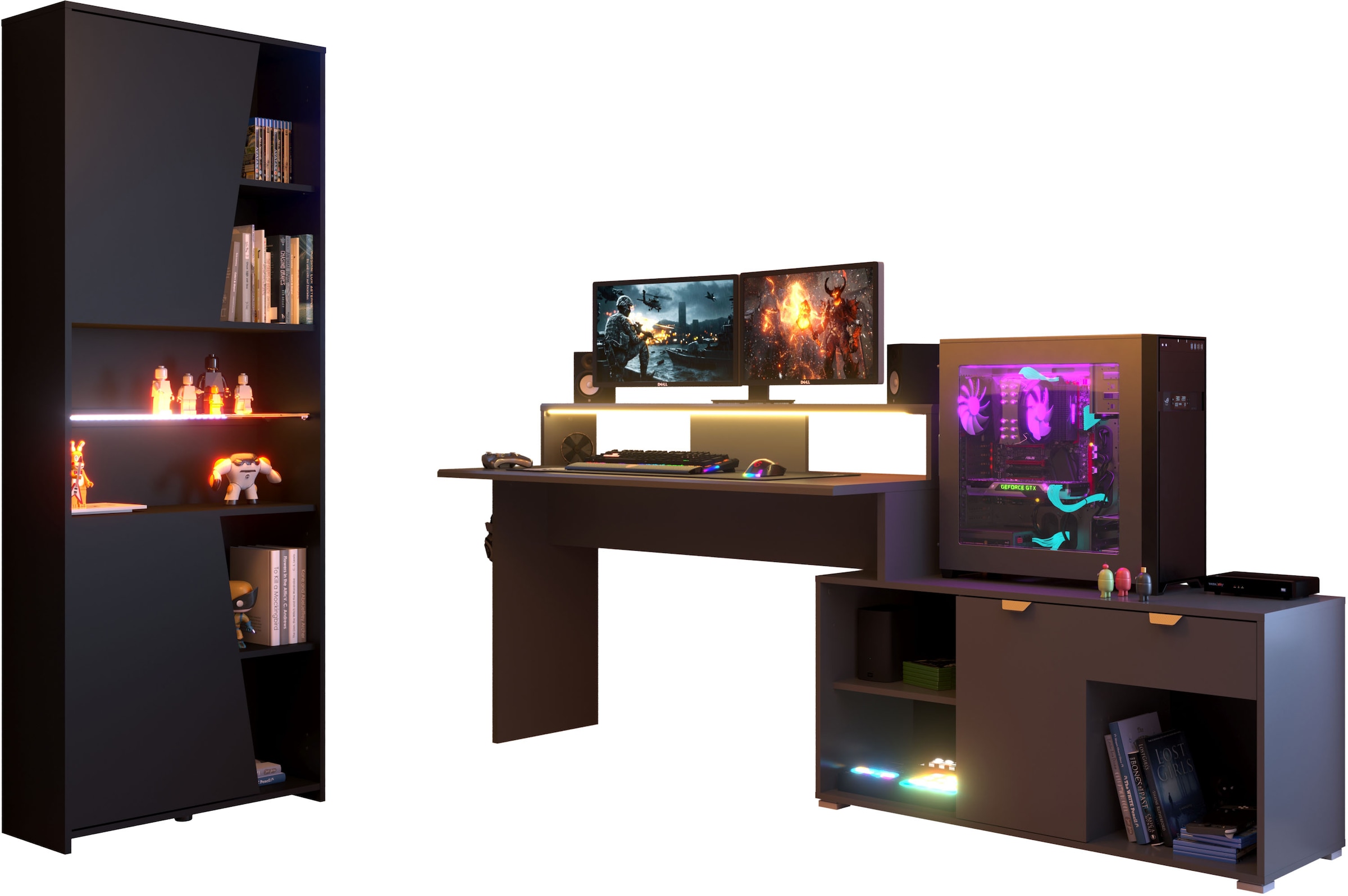 Parisot Set d'étagères »Work 2« Komplett-Set, Parisot Work 2, 2 cuis tlg.