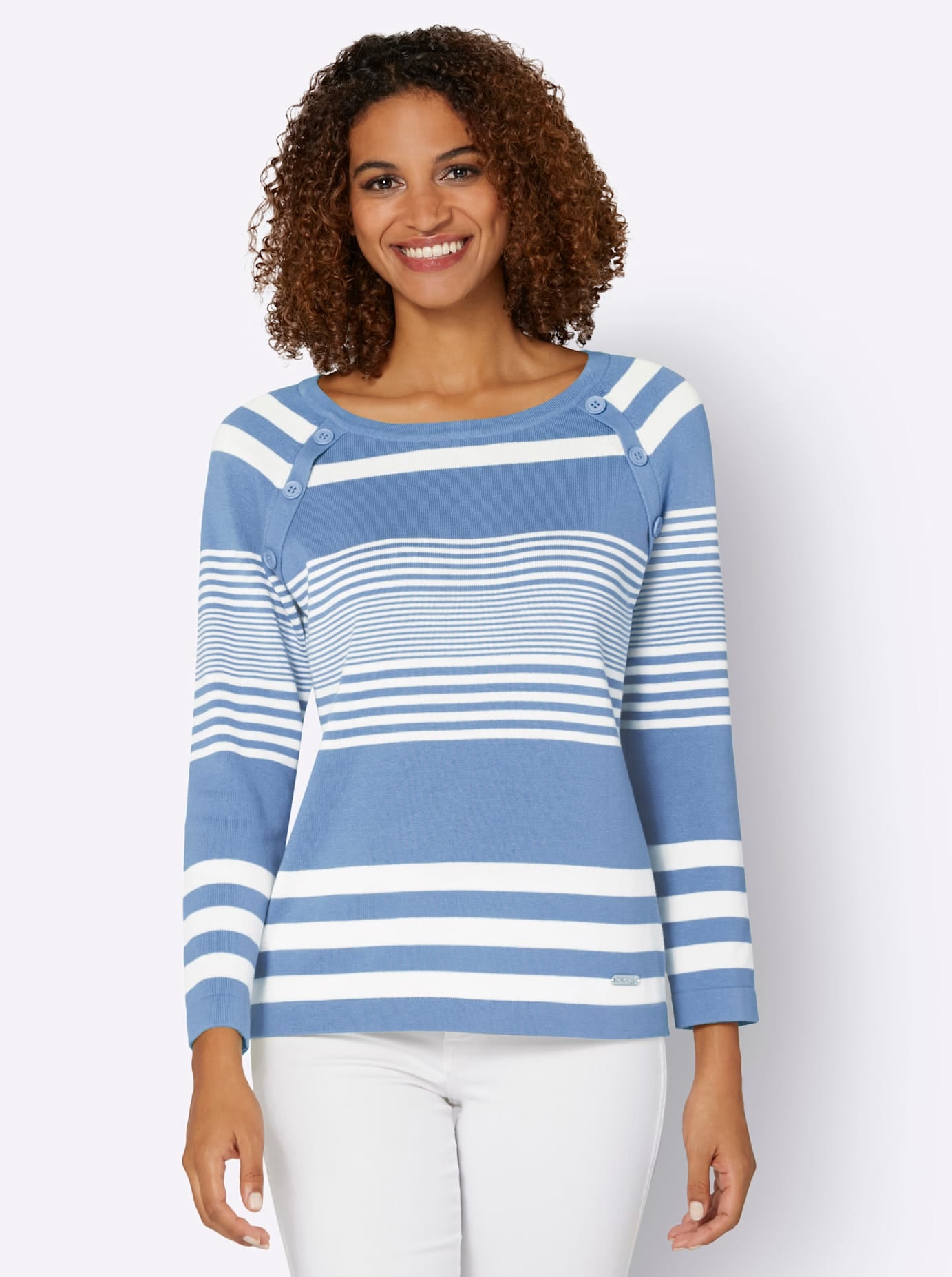 Casual Looks Streifenpullover »Pullover«