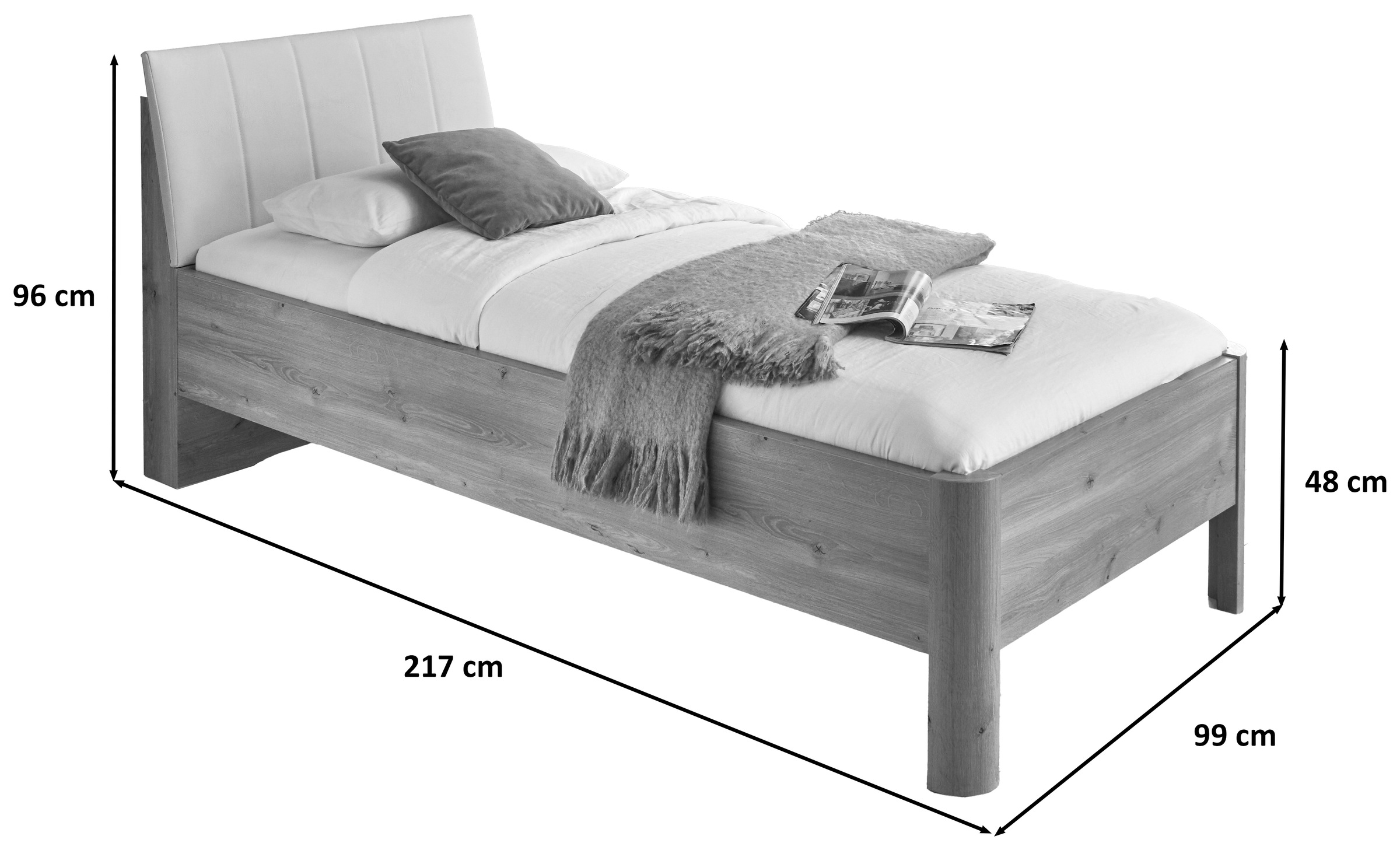 WIEMANN Polsterbett »Bern« 4-fach Liegehöhenverstellung