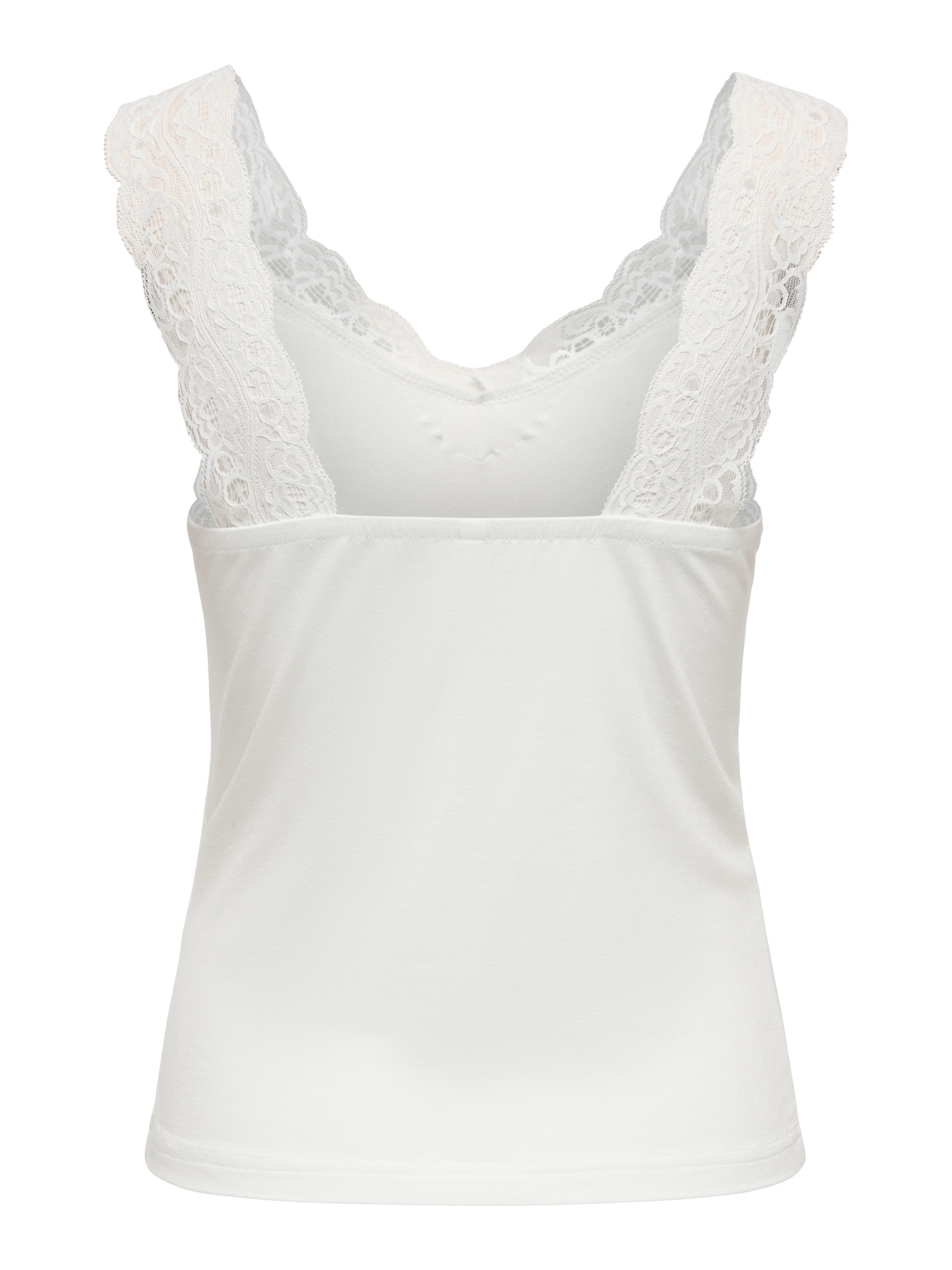 ONLY Top en dentelle »ONLLUNI TANK TOP WITH LACE DETAIL CS JRS« mélange viscose, coupe régulière