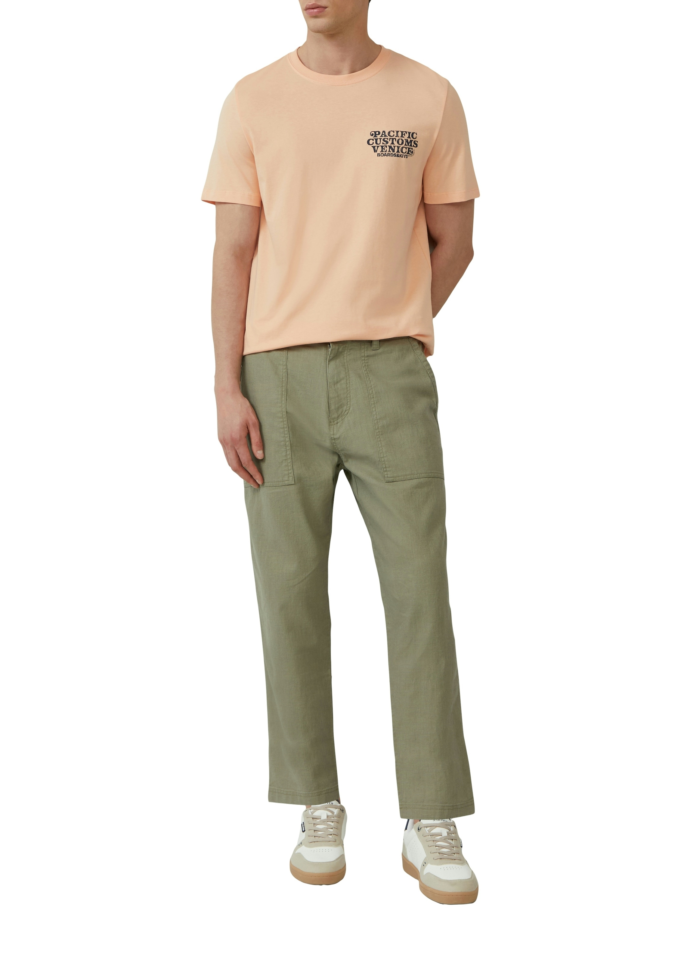 s.Oliver Leinenhose  mit Leinenanteil / Grossen Eingrifftaschen