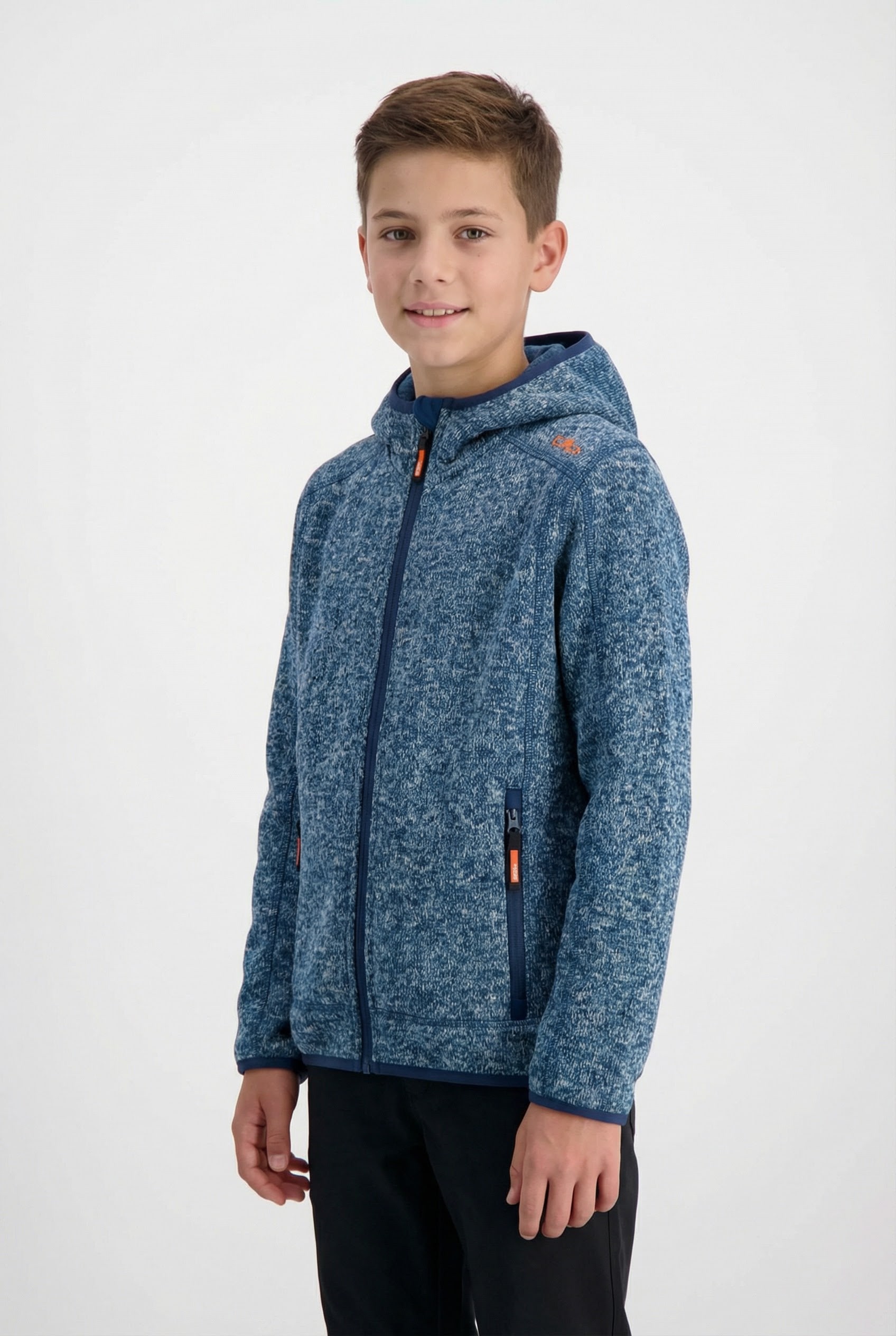 CMP Veste en laine polaire »KID JACKET FIX HOOD« mit Kapuze