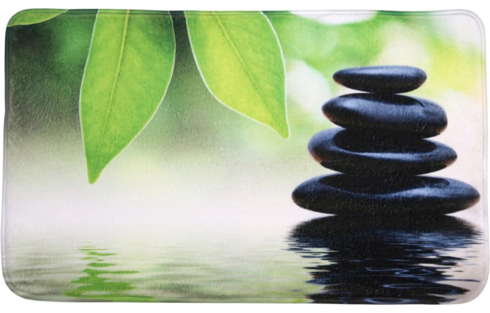 Sanilo Set d'accessoires de salle de bain »Harmony« bestehend aus WC-Sitz, Badteppich, Stöpsel, Seifenspender, WC-Bürste