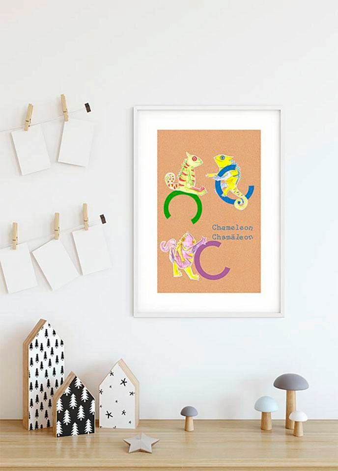 Komar Image »ABC Animal C« 1 cuis tlg. Wandbild zur Dekoration - ohne Rahmen