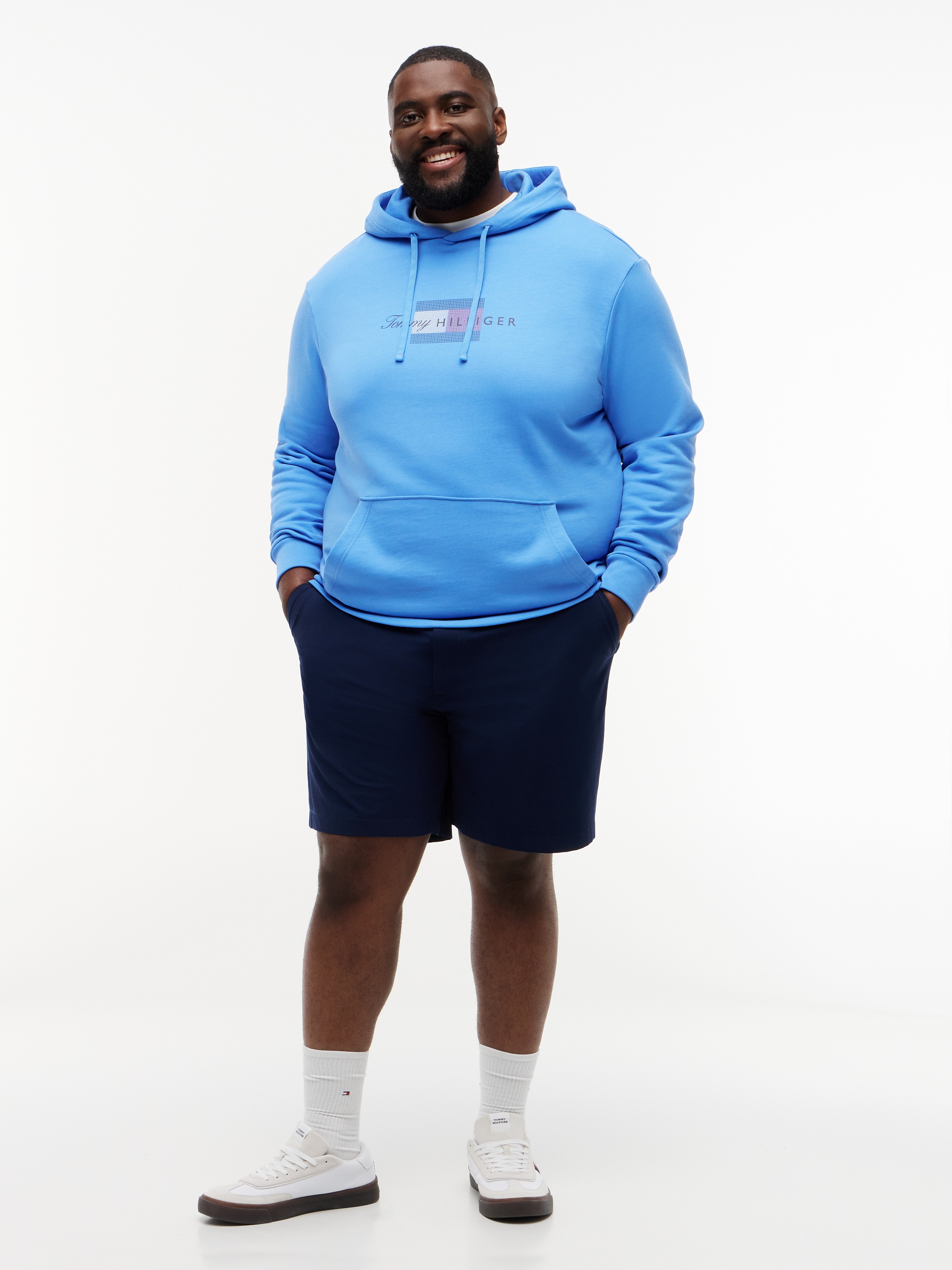 Tommy Hilfiger Big & Tall Hoodie »BT-SCRIPT FLAG«, Grosse Grössen
