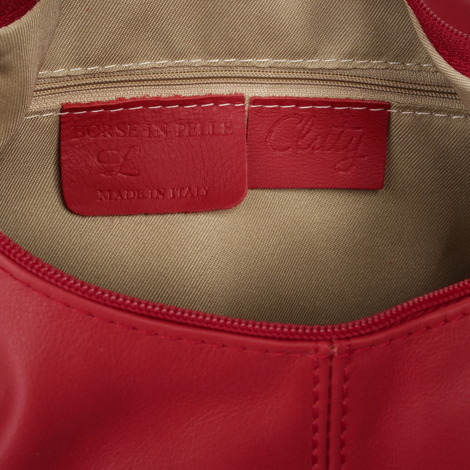 Cluty Shopper echt Leder, Made in Italy