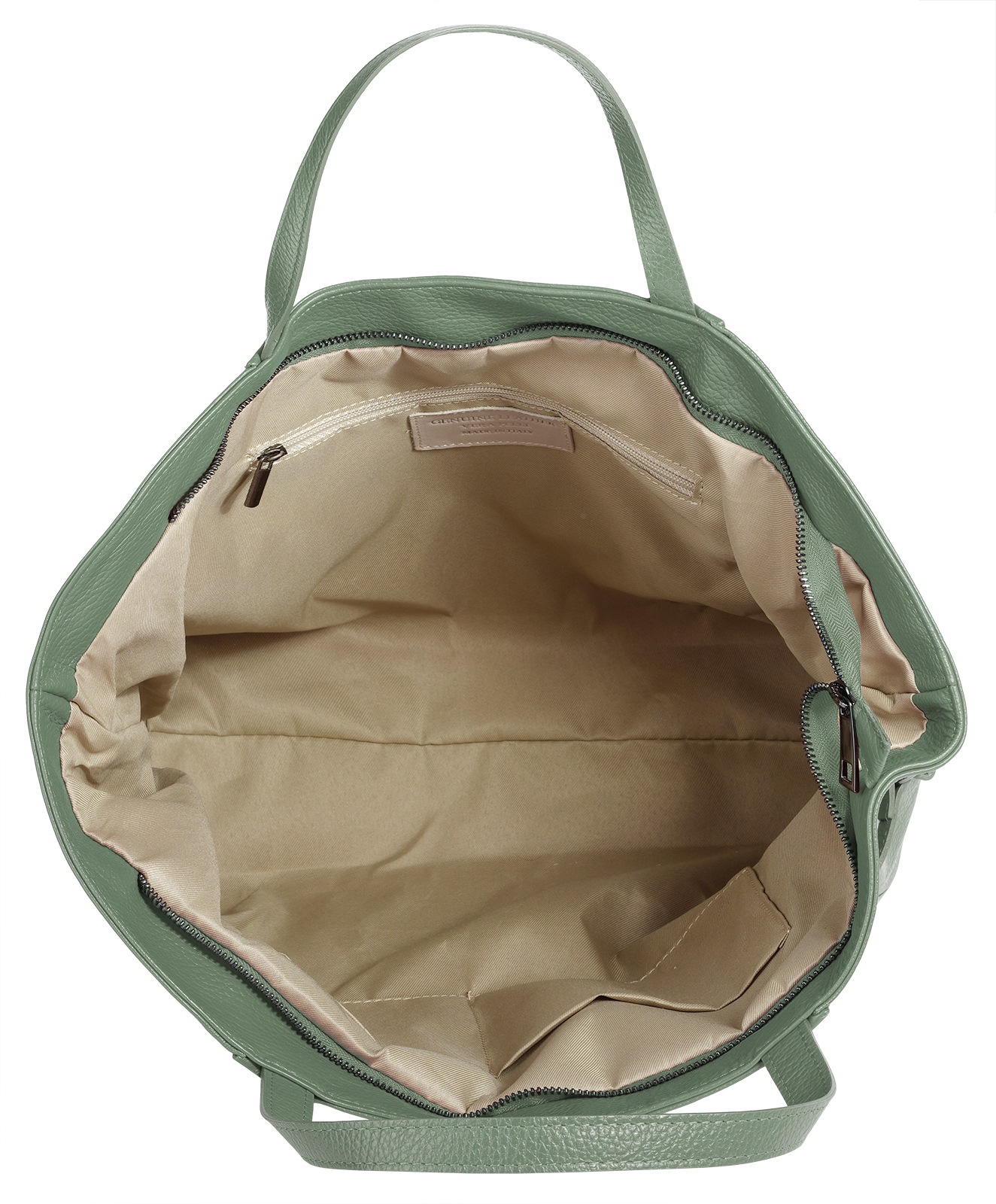 Samantha Look Shopper echt Leder, Made in Italy