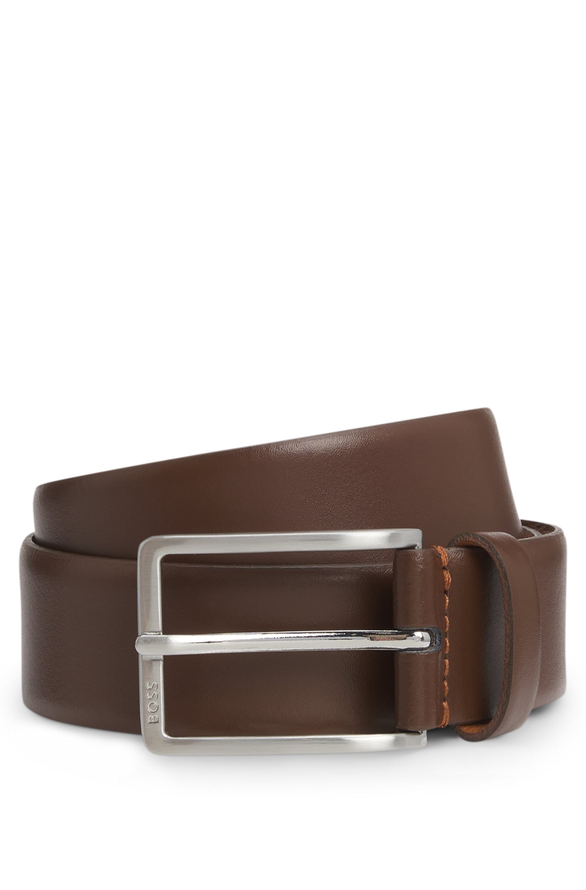 BOSS Ceinture en cuir »Erman-L_Sz35« mit dezenter BOSS-Prägung auf der Schliesse