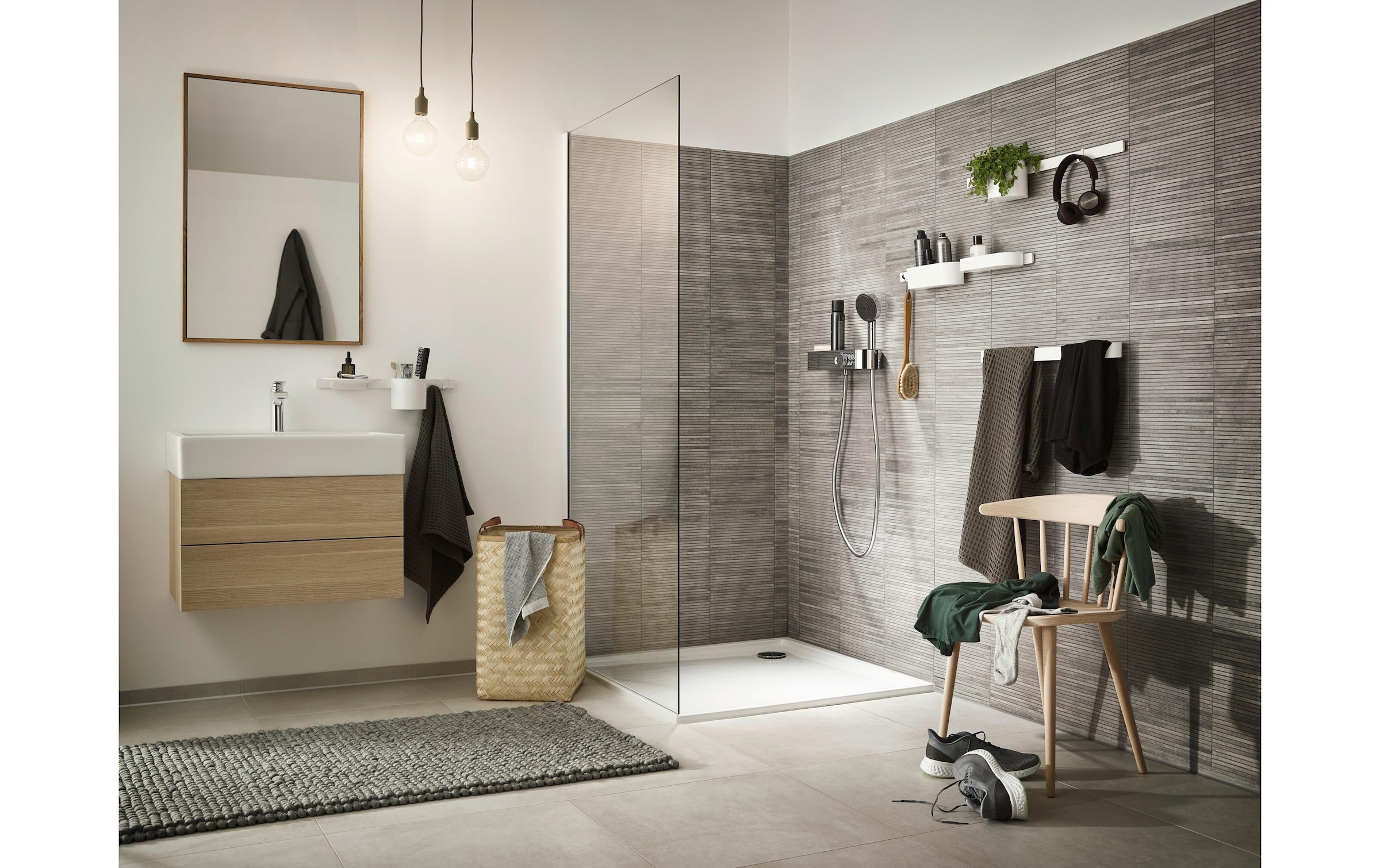hansgrohe Handbrause »Pulsify Select S« 10,5cm, 3 Strahlarten Relaxation wassersparend
